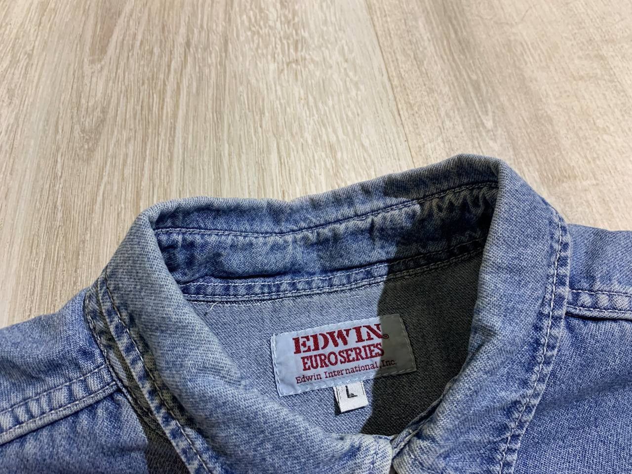 Edwin Mens vintage denim shirt Edwin Size L Size US L / EU 52-54 / 3 - 6 Thumbnail