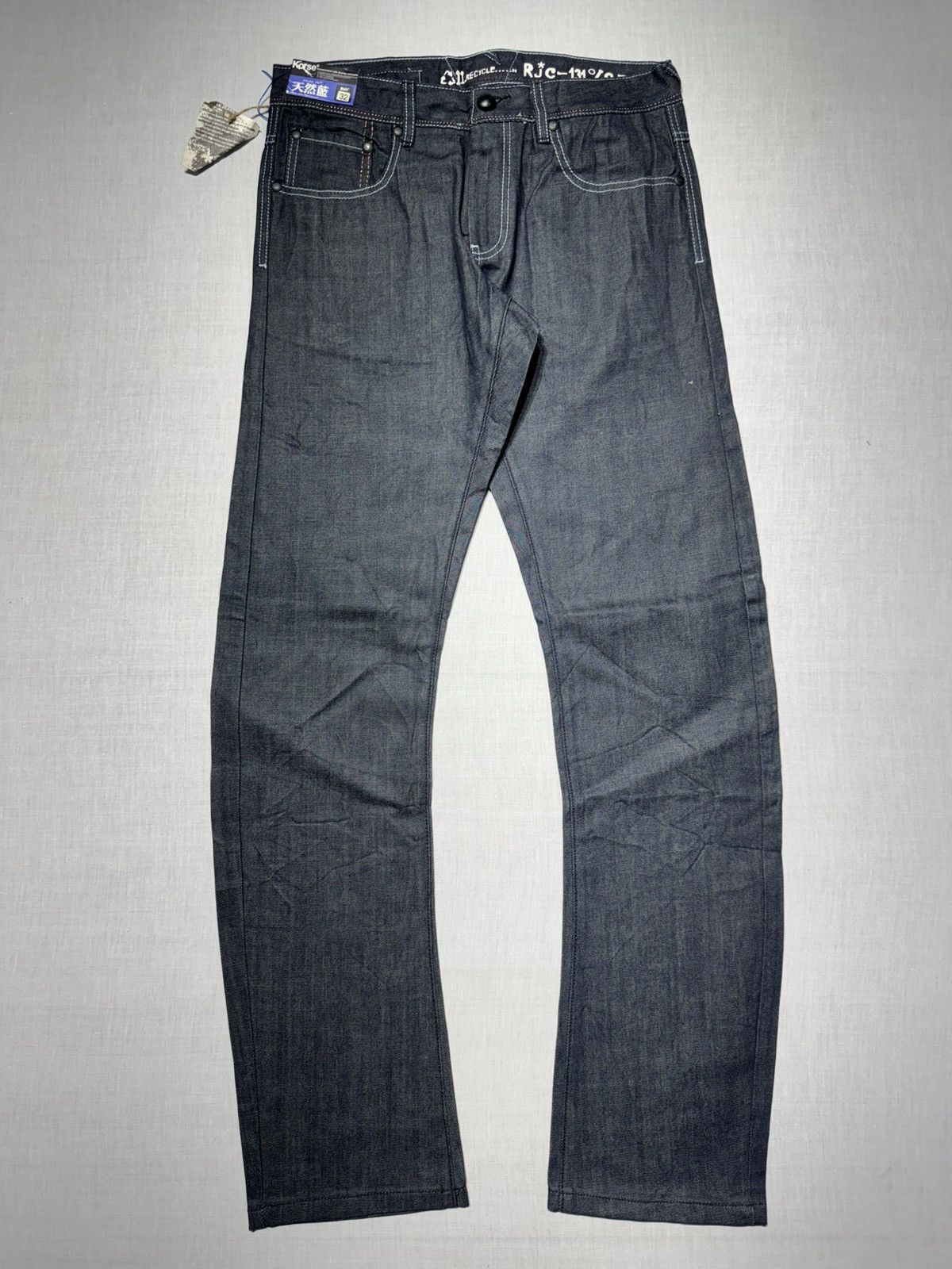 Japanese Brand KORSE BNWT DRAGON EMBROIDERY JAPANESE JEANS🐉(006) Size US 32 / EU 48 - 2 Thumbnail