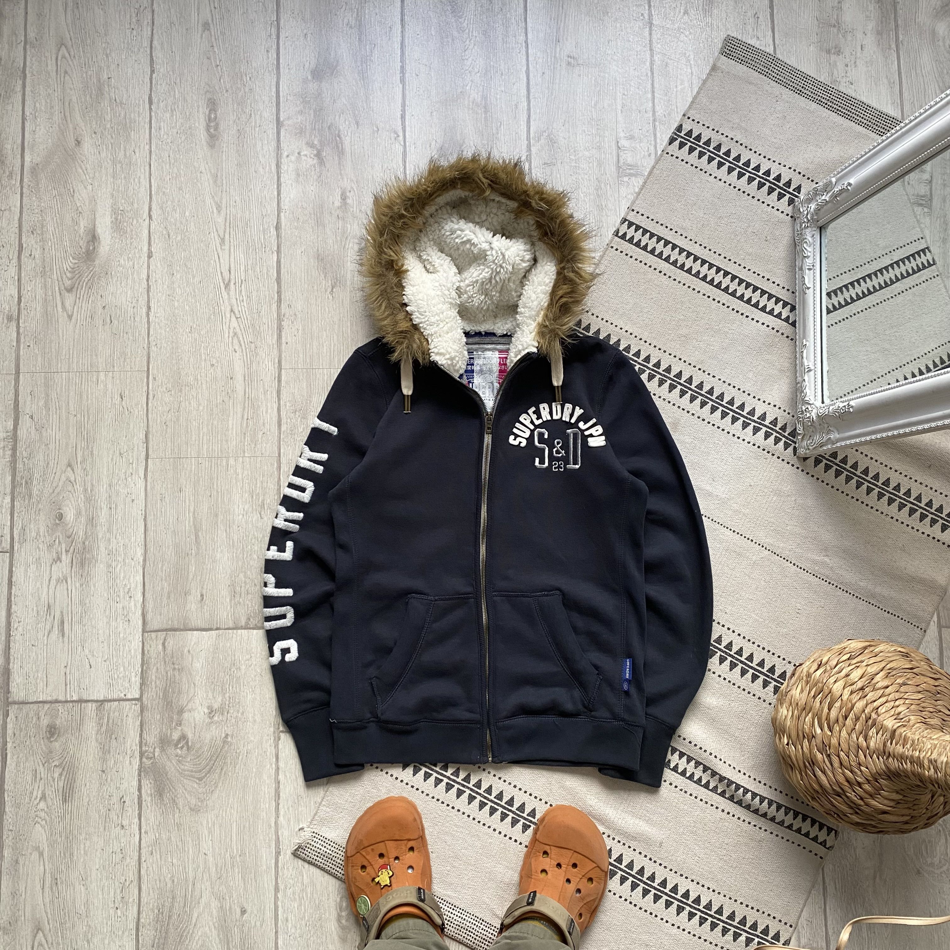 トップス 00s Abercrombie&fitch fur zip hoodie y2k Abercrombie