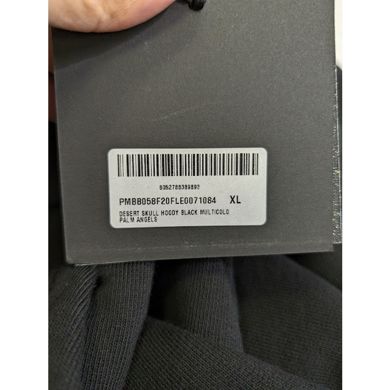 Palm Angels o1rshd1 Desert Skull Hoody Hoodie in Black / Multicolor Size US XL / EU 56 / 4 - 19 Thumbnail