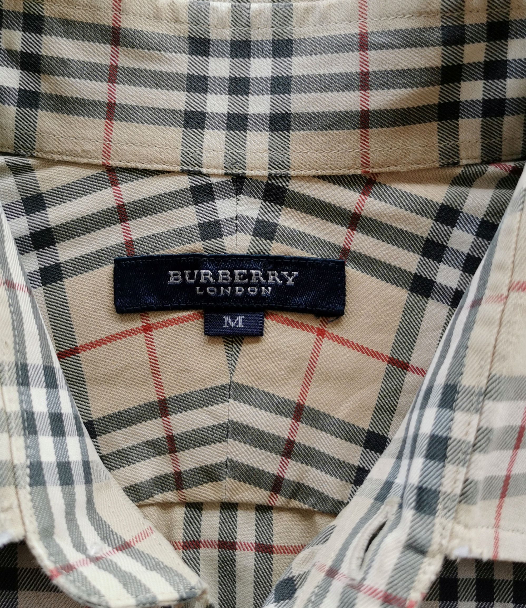 Burberry Burberry Check Long Sleeve Shirts Size US M / EU 48-50 / 2 - 10 Thumbnail