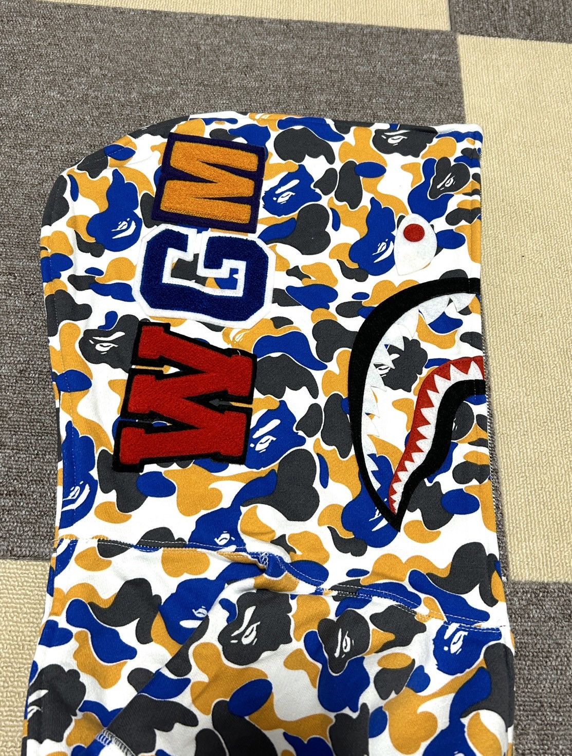 Bape Bape Japan Limited Color Camo Shark Zip Hoodie Size US XL / EU 56 / 4 - 6 Thumbnail