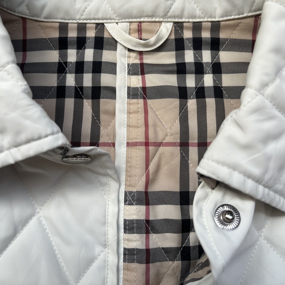 Burberry BURBERRY LONDON QUILTED NOVACHECK DESIGNER LIGHT JACKET Size XS / US 0-2 / IT 36-38 - 16 Thumbnail
