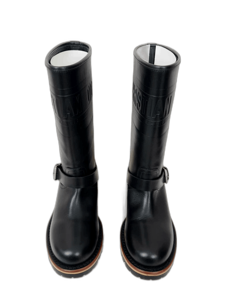 Dior New Dior Women's Black Boots Size 35.5-2506 Size US 4.5 / IT 34.5 - 1 Thumbnail