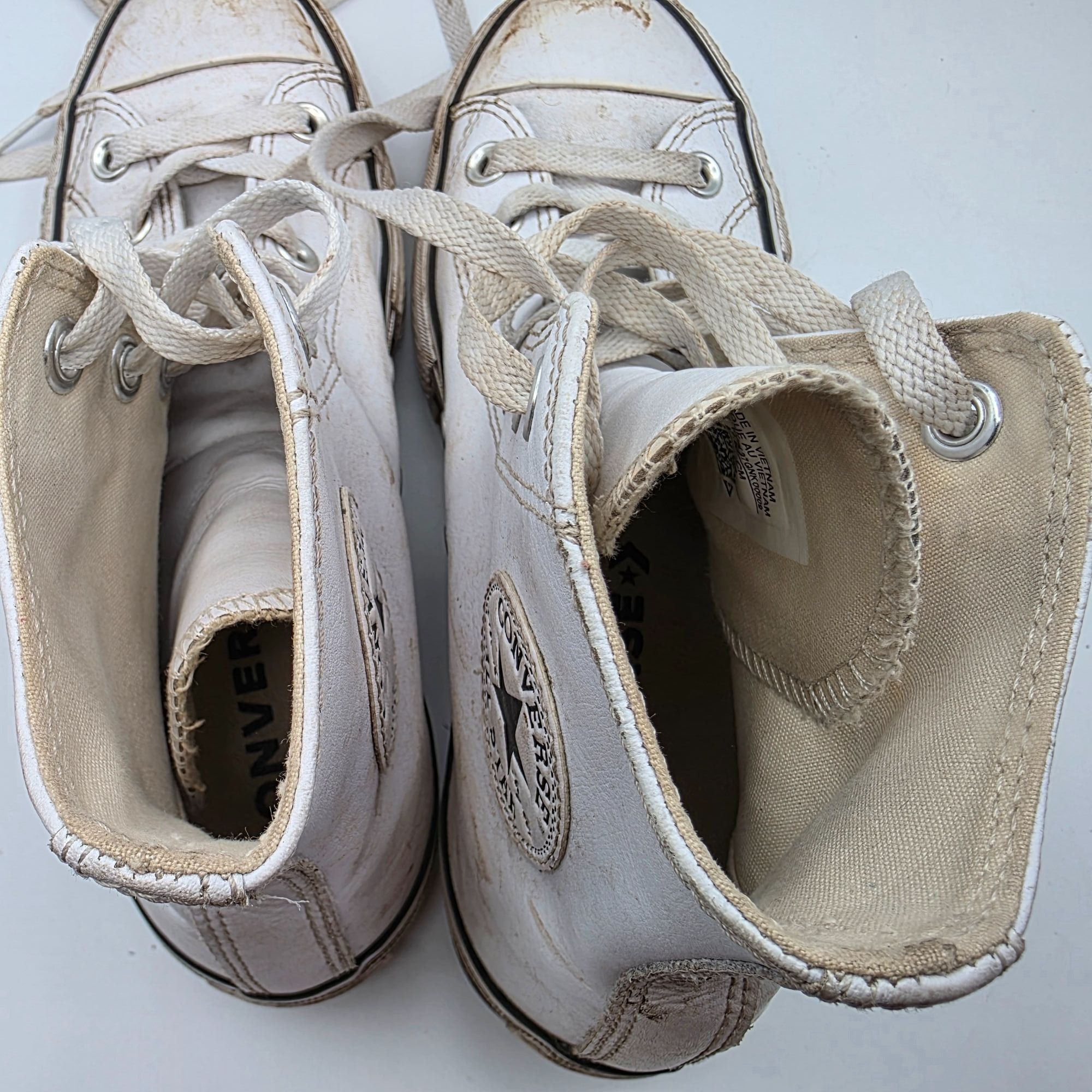 Converse Converse Chuck Taylor All Star Lift Platform Leather Womens Size US 7 / IT 37 - 7 Thumbnail
