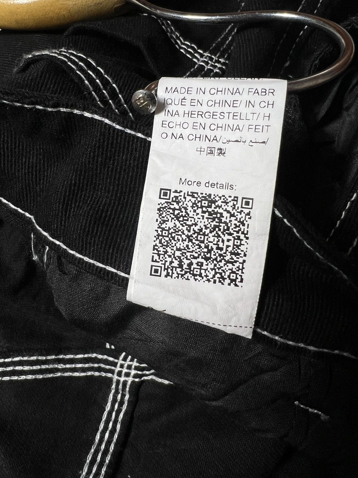 Shein Wake Jeans Y2k Baggy Shein Cargo Pants Size US 30 / EU 46 - 6 Thumbnail