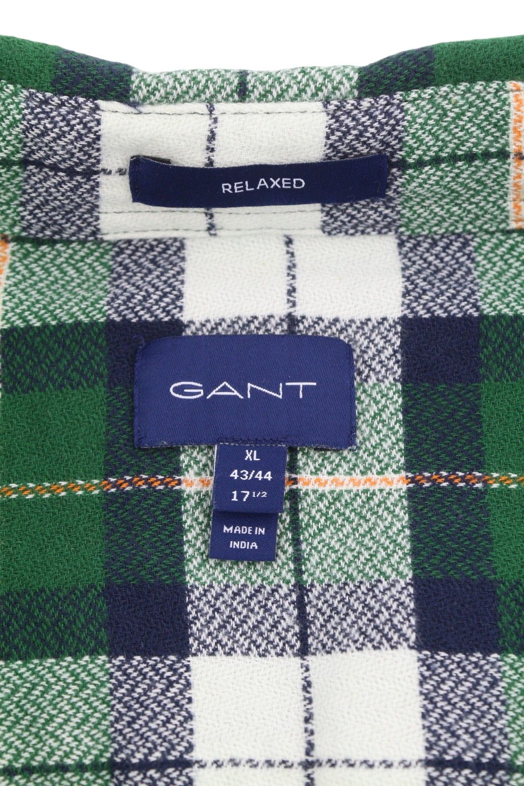 Gant REL TEXTURE CHECK XL Forest Green Flannel Button 87507 Size US XL / EU 56 / 4 - 7 Thumbnail