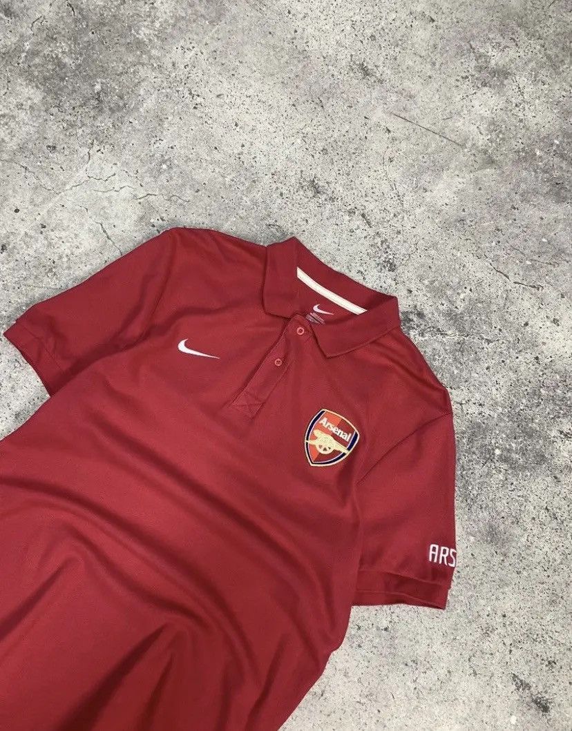 Nike × Vintage Arsenal Nike Fly Emirates Jersey Shirt Tee Fan Football Size US M / EU 48-50 / 2 - 6 Thumbnail
