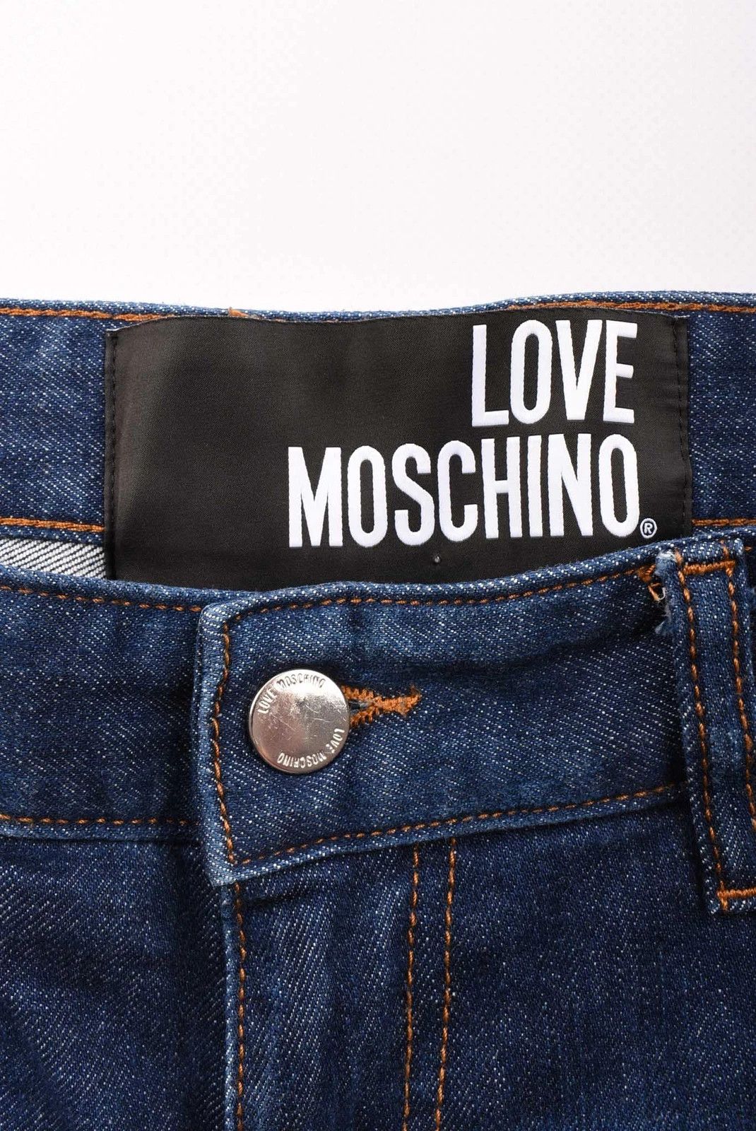 Moschino Love Moschino Blue Distressed Slim Fit Jeans Size W34 / L31 Size US 32 / EU 48 - 3 Thumbnail