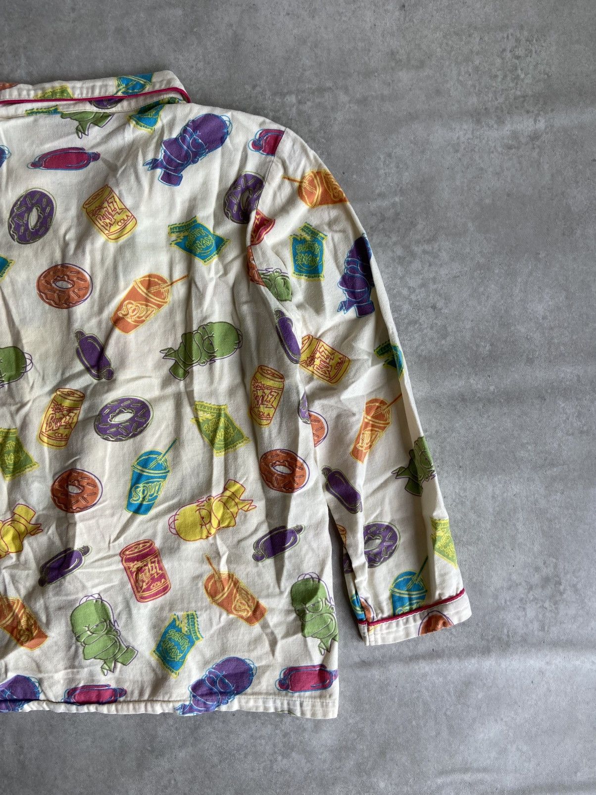 Cartoon Network × The Simpsons × Vintage Vintage The Simpsons Homer Pajama Longsleeve Size US M / EU 48-50 / 2 - 14 Thumbnail