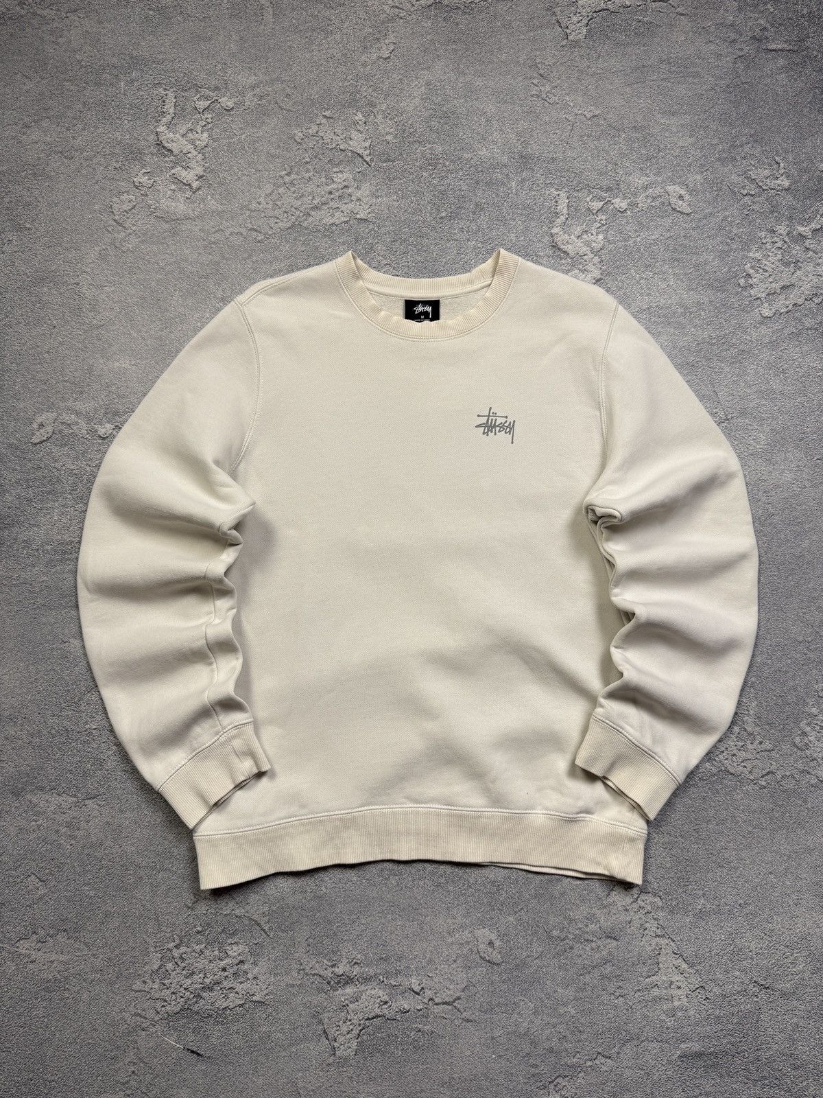 Stussy Vintage Stussy Big Logo Sweatshirt Boxy Fit Y2K Size US M / EU 48-50 / 2 - 2 Thumbnail
