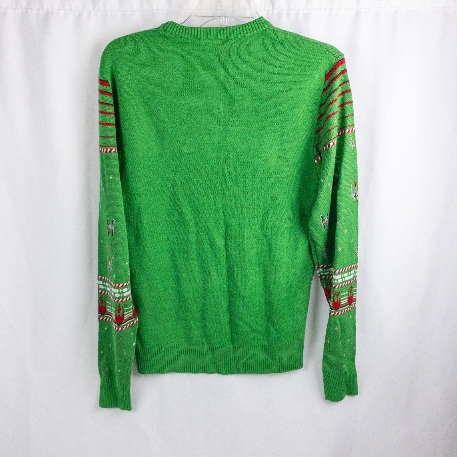 Star Wars Star Wars Green Patterned Sweater Mens Small Womens Medium Size US S / EU 44-46 / 1 - 7 Thumbnail