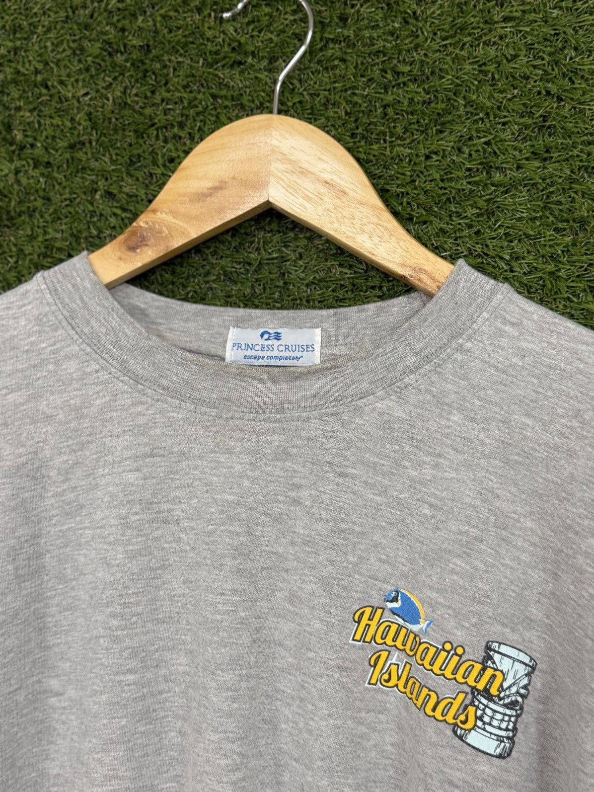 Vintage Vintage Princess Cruises Hawaii Island Vacation Tee Grey Size US M / EU 48-50 / 2 - 5 Thumbnail