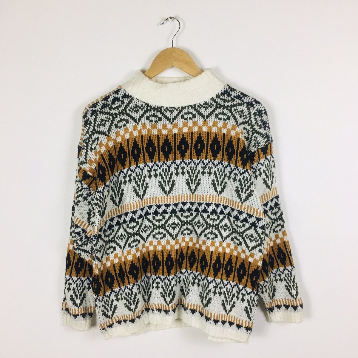 Homespun Knitwear × Vintage Vintage Croquet Club Jumper Knit Size S / US 4 / IT 40 - 1 Thumbnail