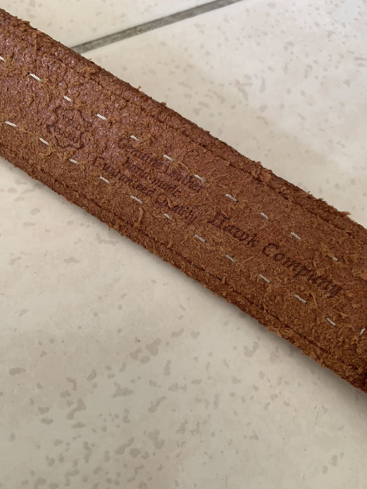Vintage Vintage leather belt Size ONE SIZE - 5 Thumbnail