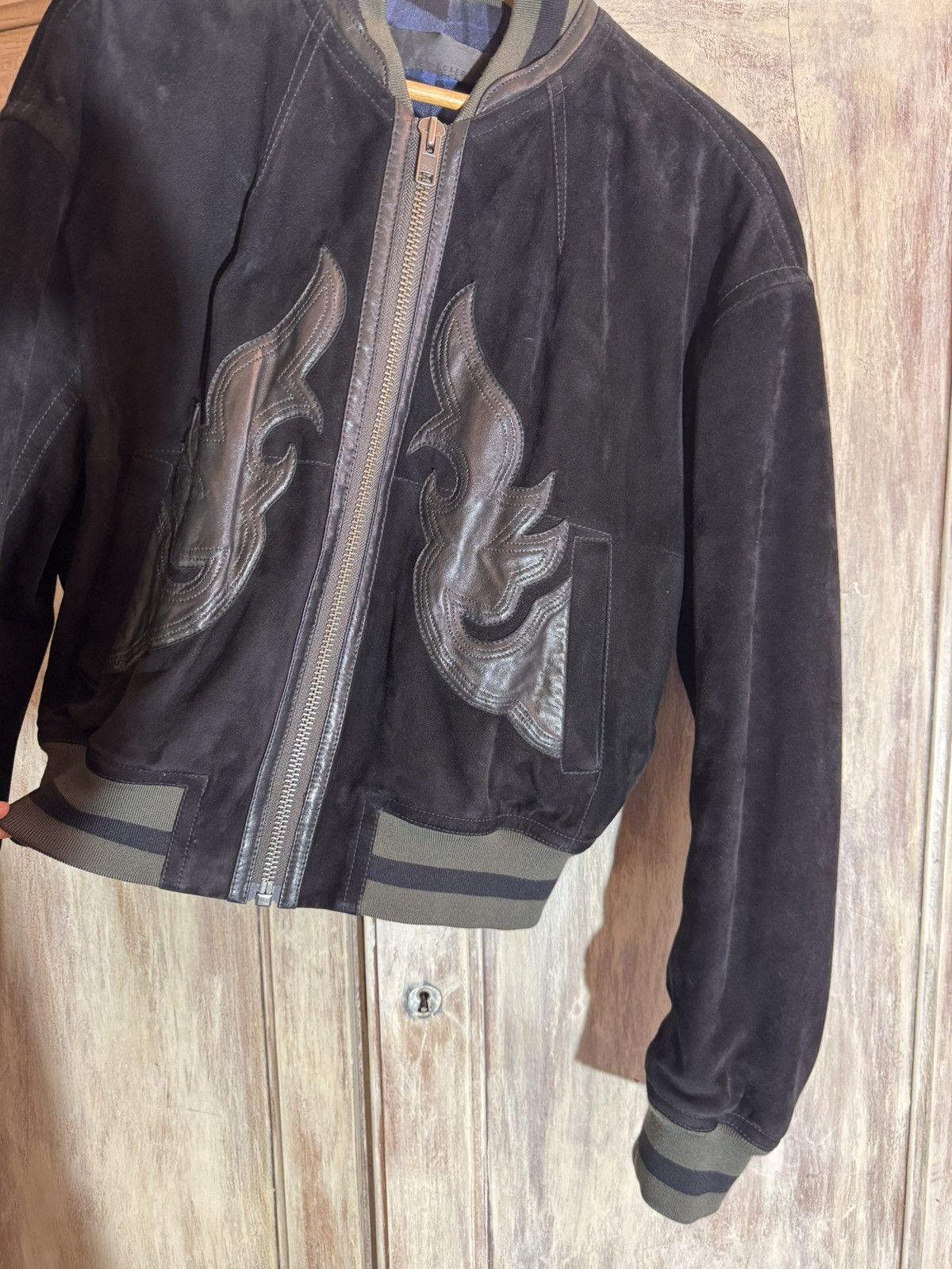 Haider Ackermann haider ackerman fw17 men leather patchs bomber jacket Size US S / EU 44-46 / 1 - 7 Thumbnail