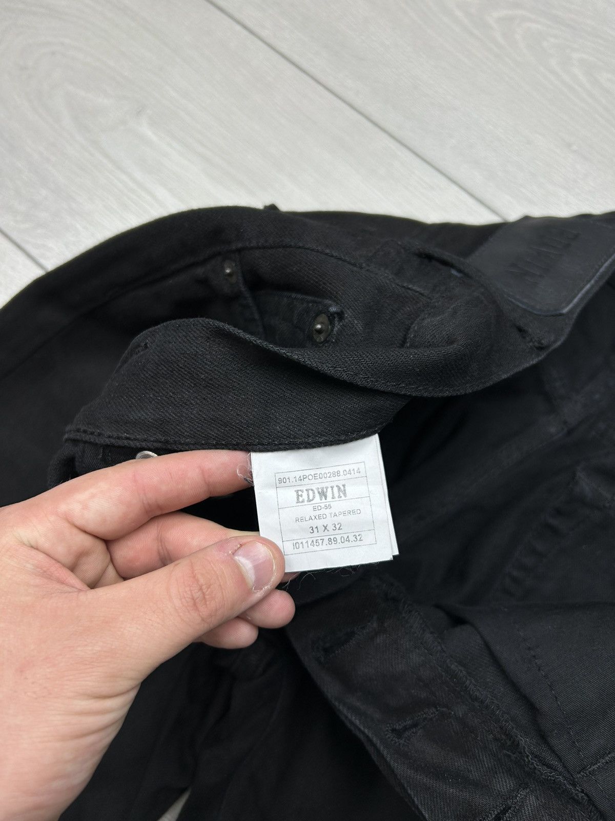 Edwin Edwin ED-55 denim jeans black size 31/32 Size US 31 - 7 Thumbnail