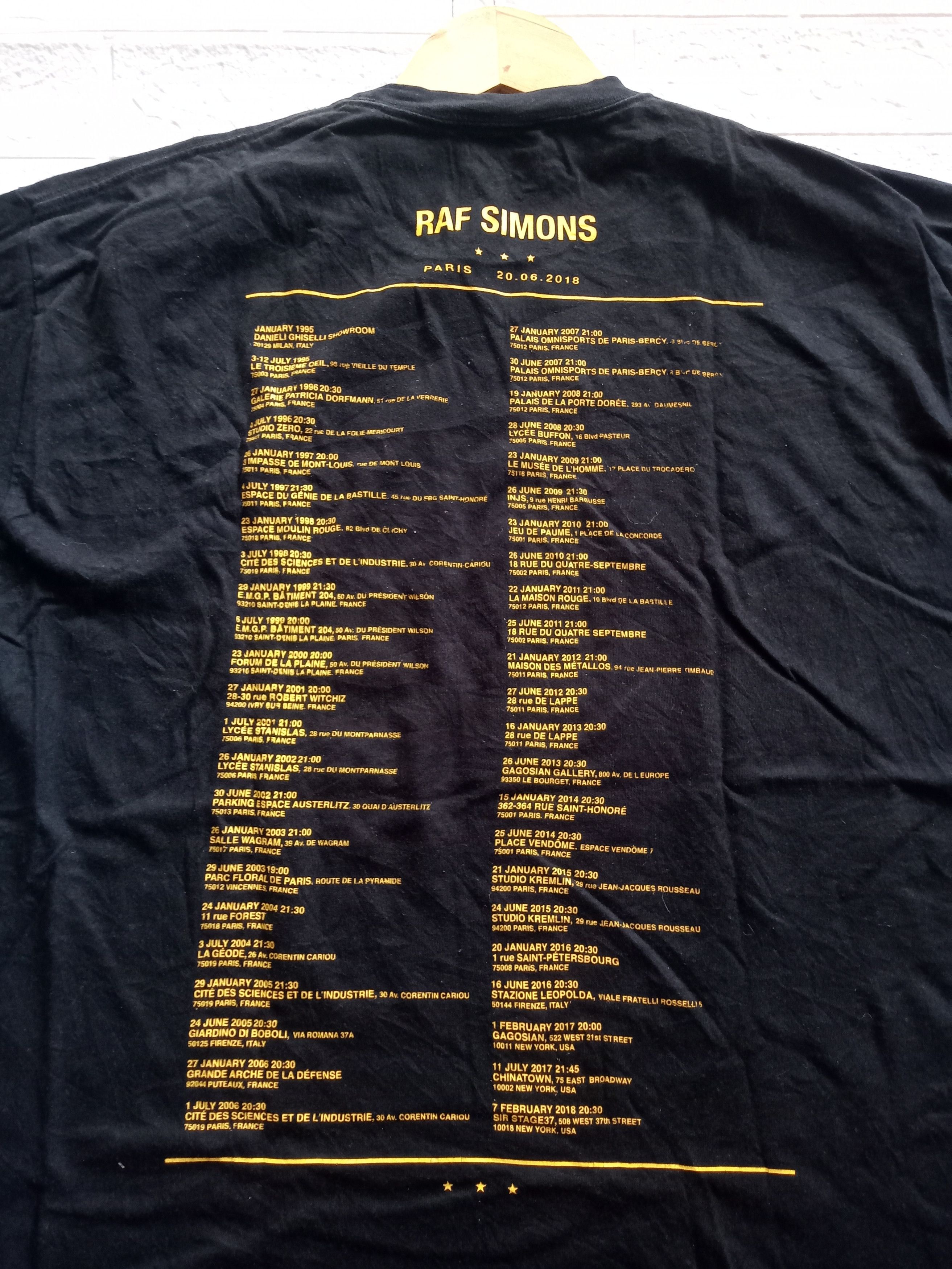 Raf Simons RAF SIMONS Graphic SS/19 Size US L / EU 52-54 / 3 - 4 Thumbnail