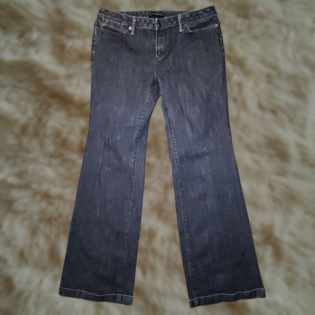 Banana Republic Banana Republic Jeans Women's 10 Bootcut Dark Blue Denim Low Rise 31 Inseam Stretch Pockets 90s Preppy Vintage Style Womens Size 32" / US 10 / IT 46 - 1 Thumbnail