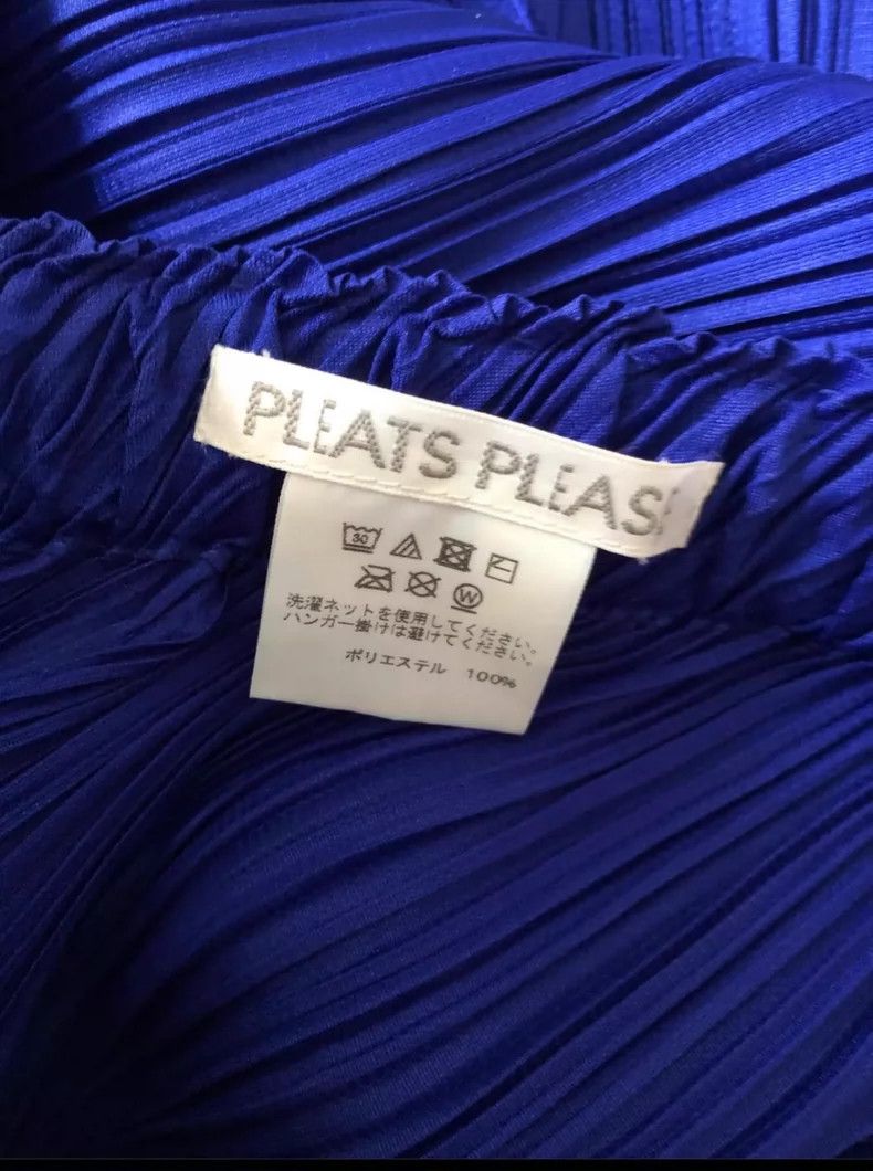 Issey Miyake Issey Miyake size:3 Blue pleated skirt Size 42" / US 20 - 3 Thumbnail