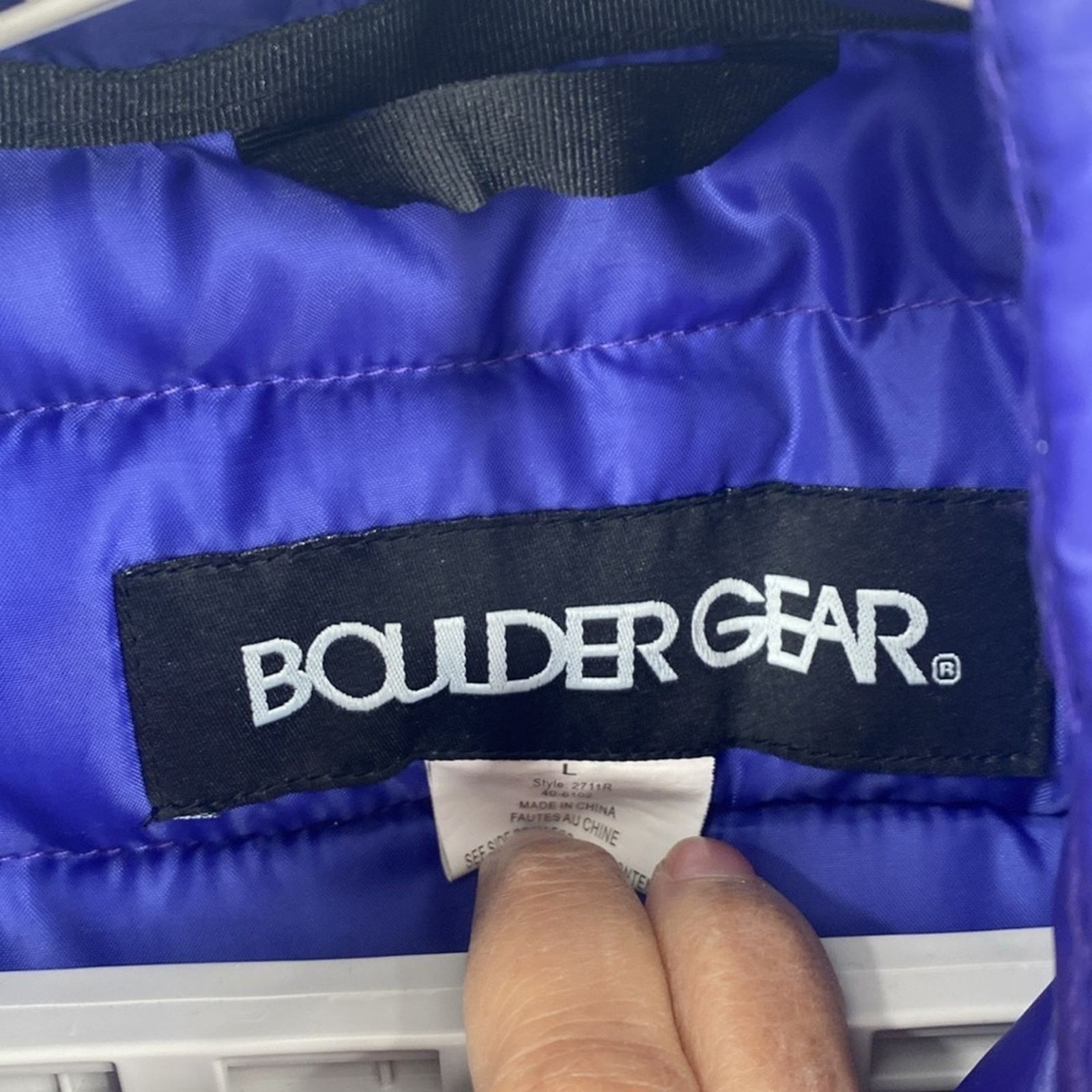 Other Boulder Gear purple puff winter vest hiking camping size L Size L / US 10 / IT 46 - 4 Thumbnail