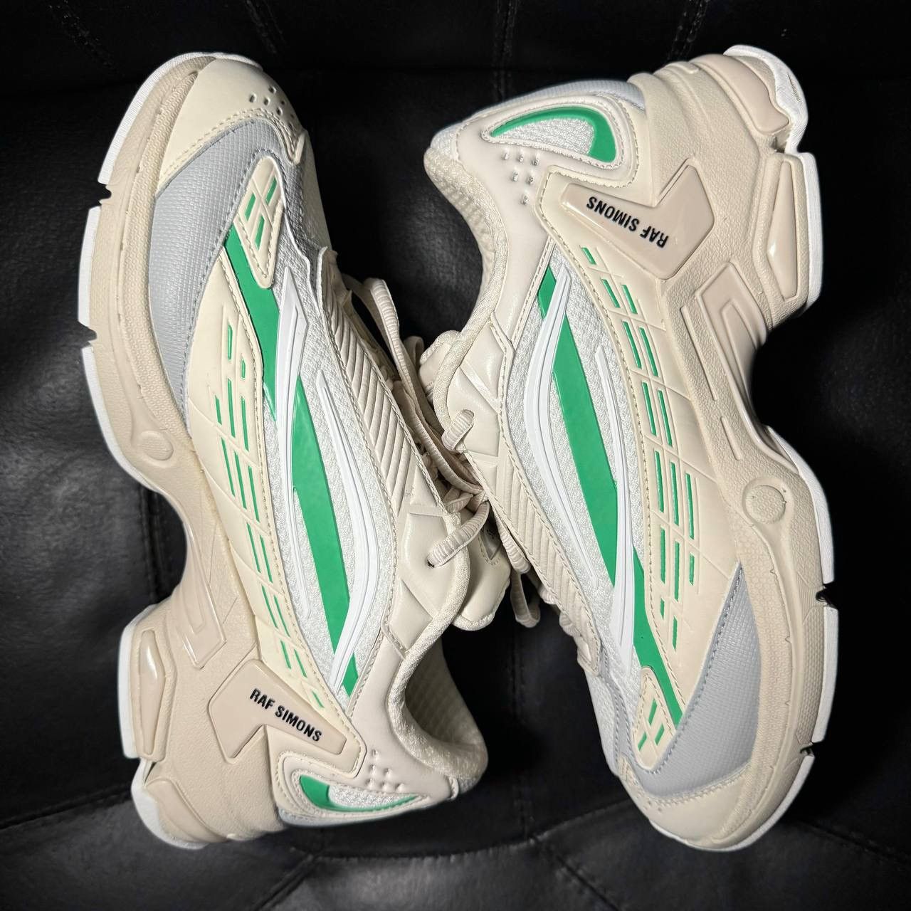 Raf Simons Raf Simons UltraSceptre Off-white / Green Size US 5 / EU 37 - 5 Thumbnail