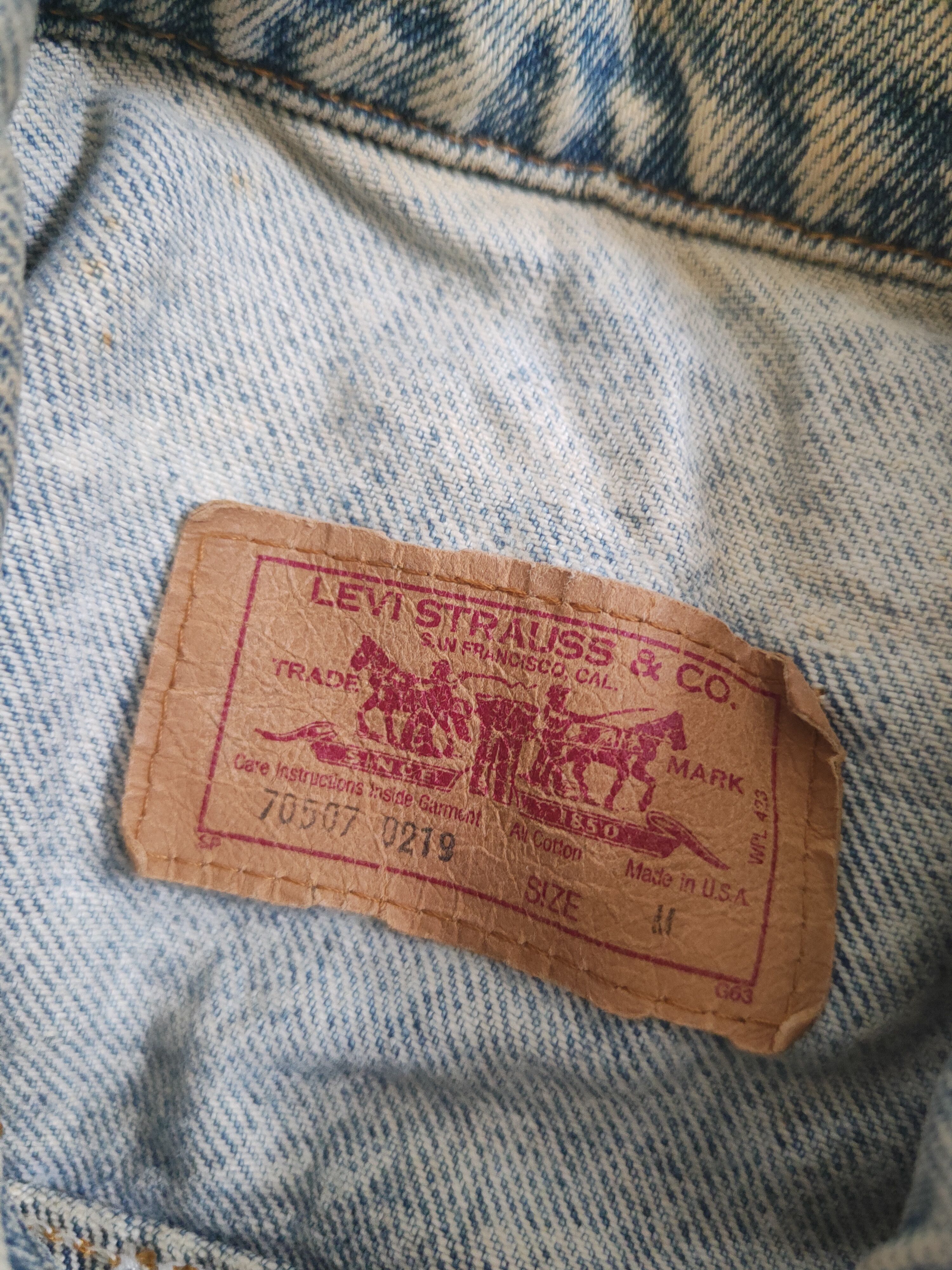 Levi's DL Levi's Light Blue Denim Jackets #2775 Size US M / EU 48-50 / 2 - 12 Thumbnail