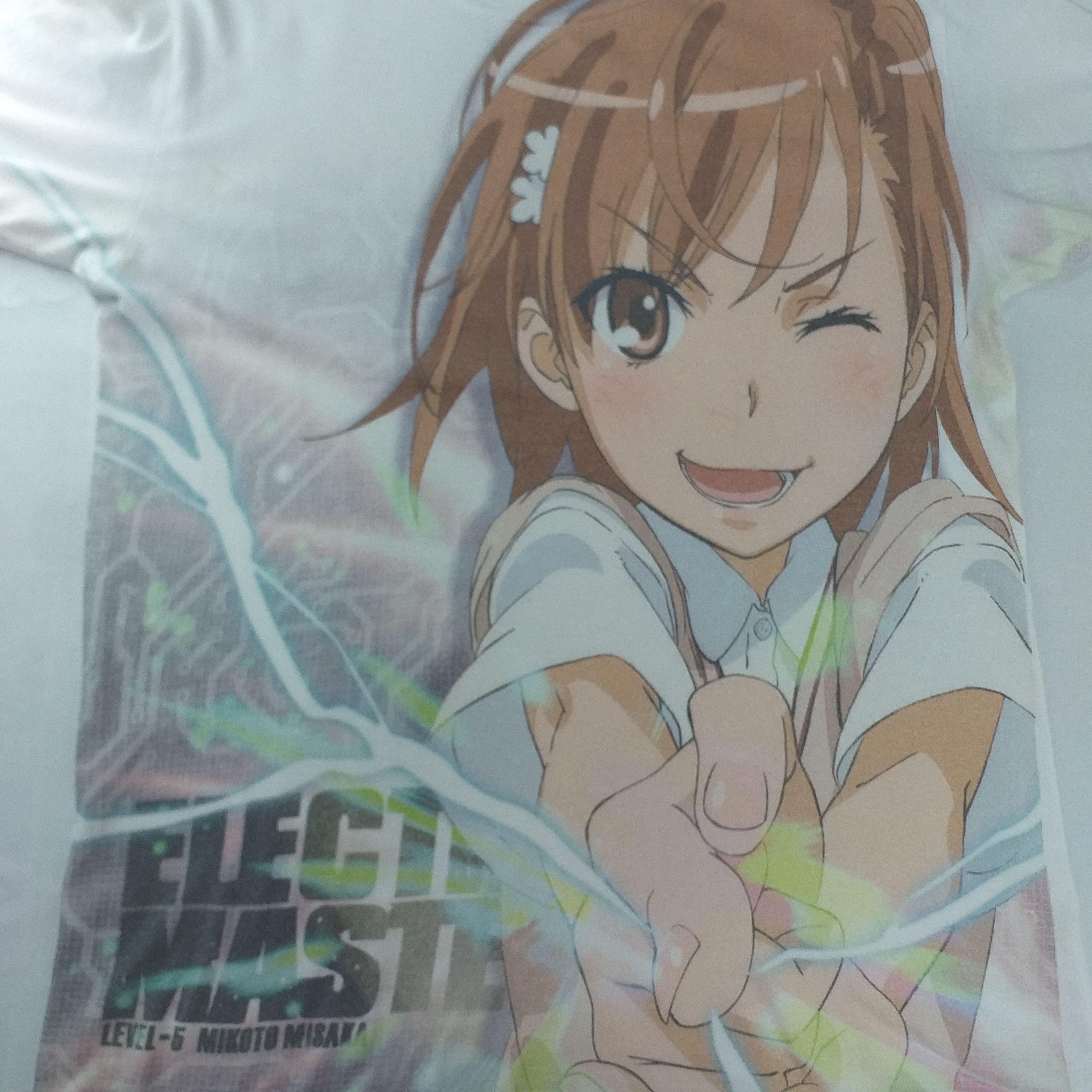 Anime Vintage Anime Misaka Mikoto Full Print By Cospa Tshirt -E106 Size US M / EU 48-50 / 2 - 4 Thumbnail