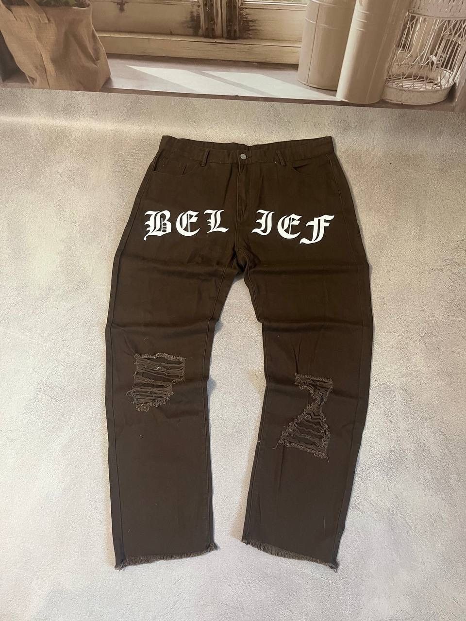 Hysteric Glamour × If Six Was Nine Dirty pants Faded Crash denim thrashed y2k distressed jeans Size US 36 / EU 52 - 1 Thumbnail