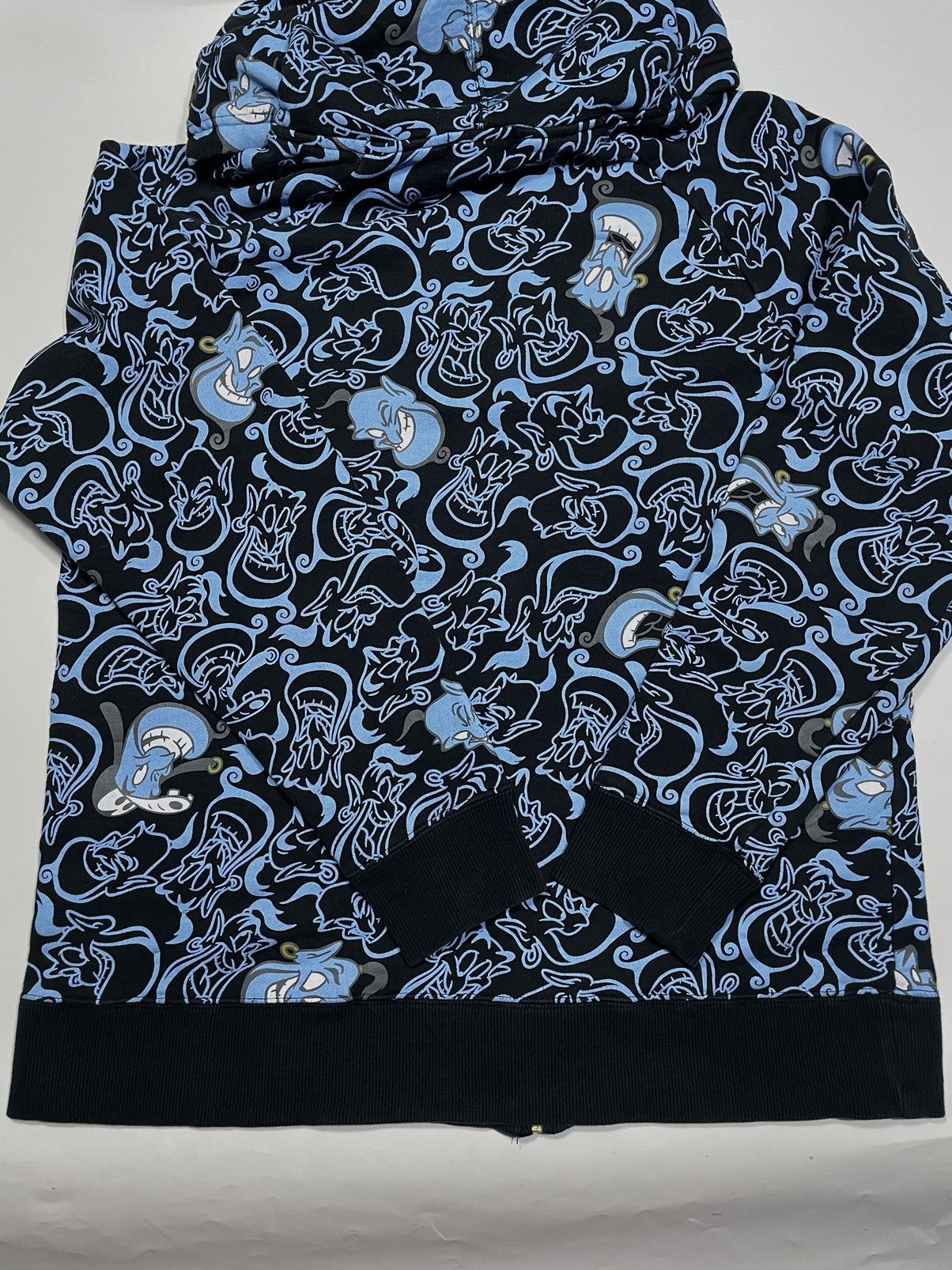 Disney Vintage Disney Aladdin genie fullprint aladin hoodie sweat Size US L / EU 52-54 / 3 - 6 Thumbnail