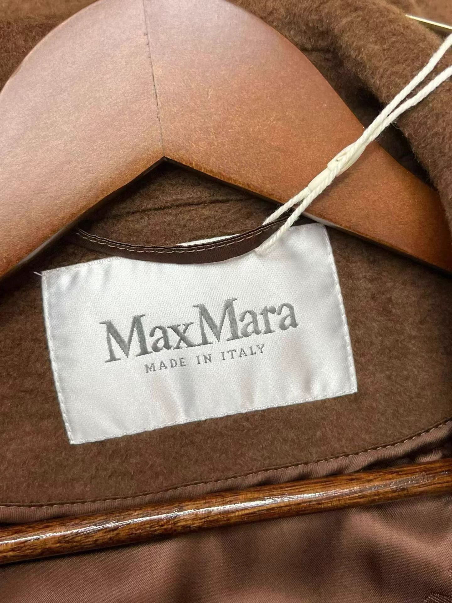 Max Mara MaxMara 100% Camel Hair Overcoat Hazelnut Brown 36 IT Size S / US 4 / IT 40 - 4 Thumbnail