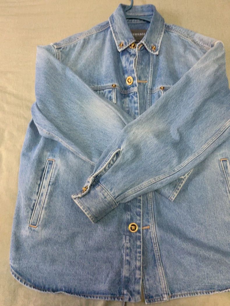 Versace Versace Denim shirt coat Size US M / EU 48-50 / 2 - 3 Thumbnail