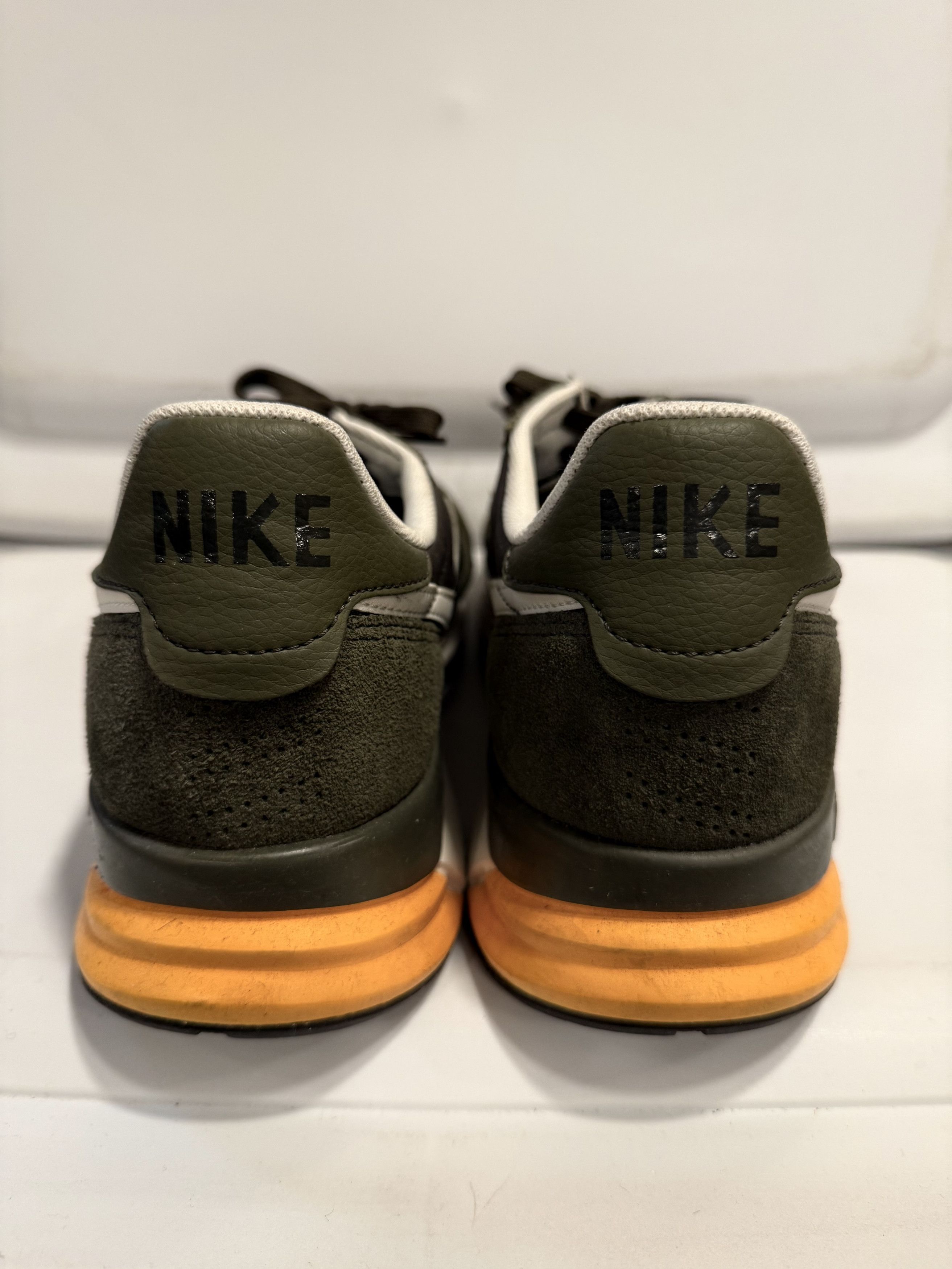 Nike Nike Lunar Internationalist Khaki Olive White Orange Sneaker Size US 10 / EU 43 - 3 Thumbnail