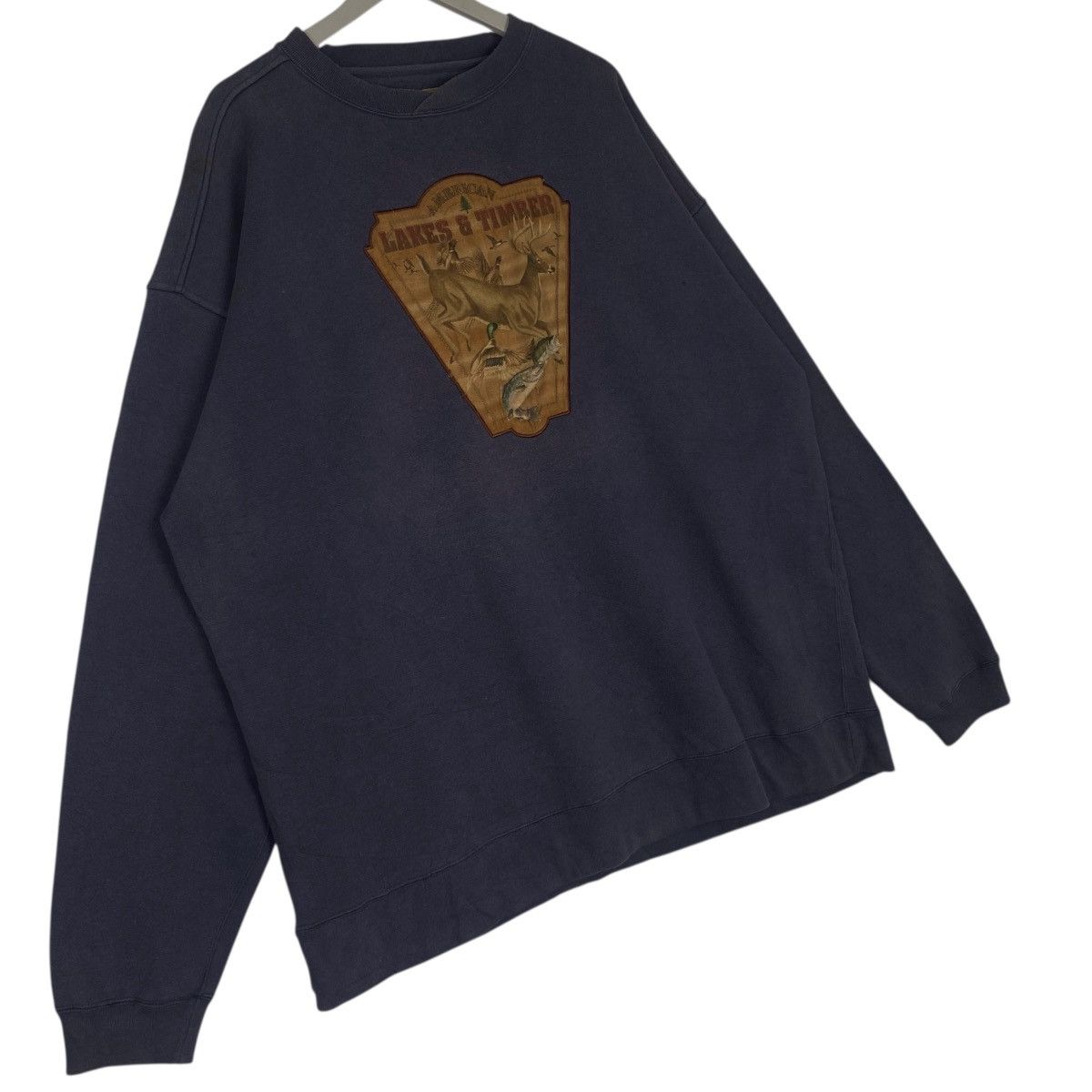 Other Vintage Lost Terrain Lake & Timber Sweatshirt Crewneck Blue Size US XXL / EU 58 / 5 - 3 Thumbnail