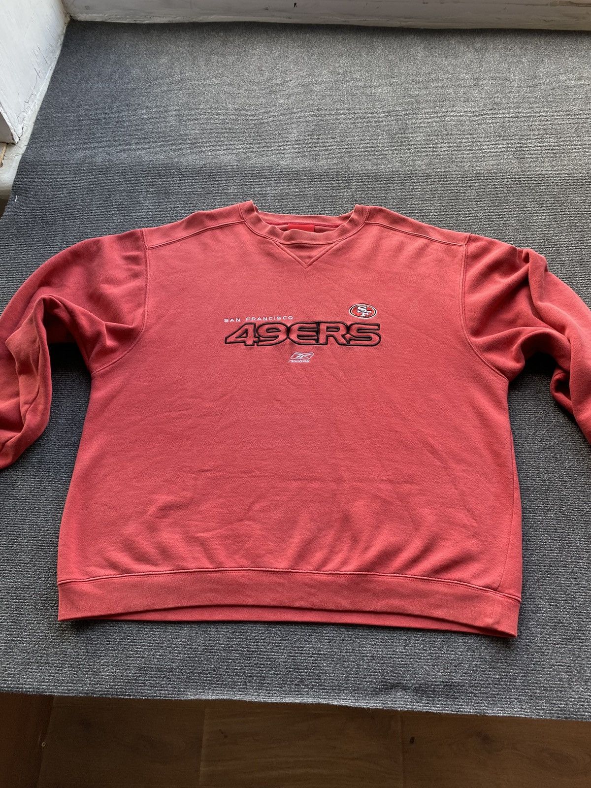 Reebok 🔥Reebok 49ers San Francisco Red Sweatshirt Size US M / EU 48-50 / 2 - 16 Thumbnail