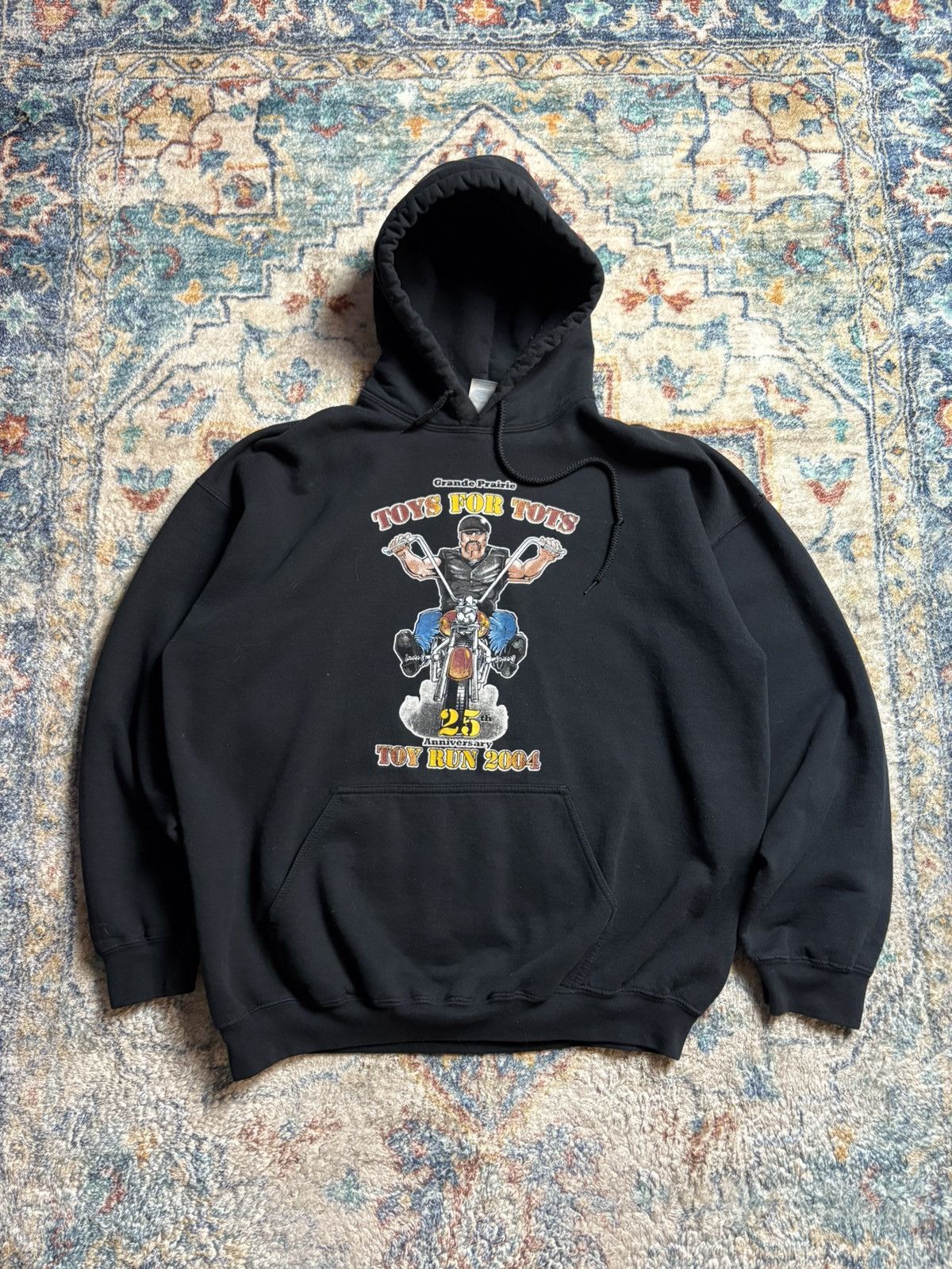 Vintage Vintage Toy Run Biker Hoodie Size XL Size US XL / EU 56 / 4 - 1 Thumbnail