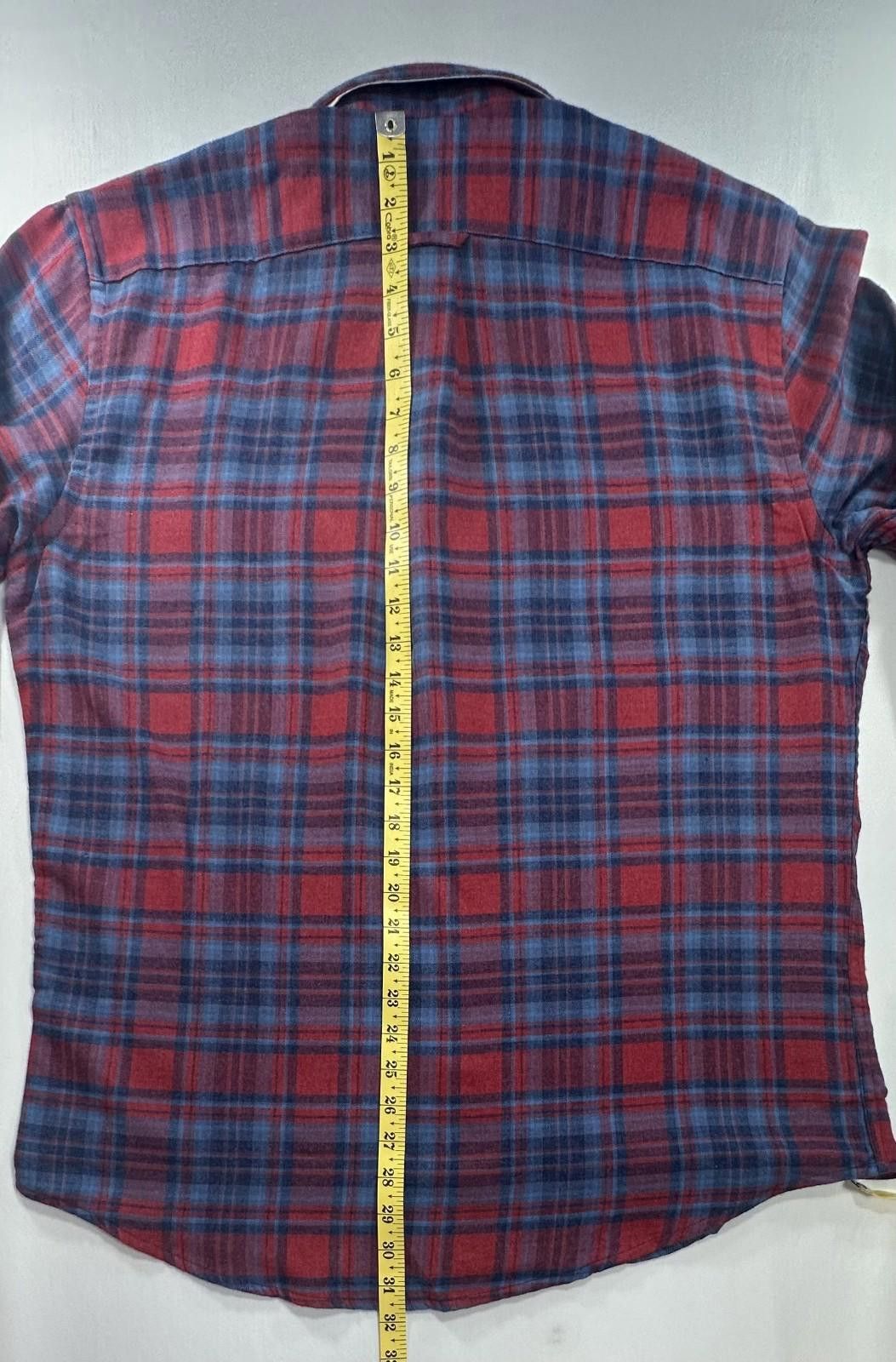 Izod Izod NWT Plaid Flannel Cotton Button Up Red/Blue Mens L Size US L / EU 52-54 / 3 - 2 Thumbnail