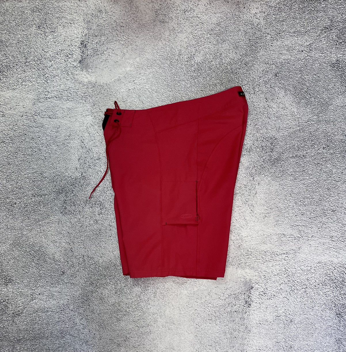 Oakley Oakley Vintage Board Shorts Red Size 33 Surf Zip Pocket Logo Size US 33 - 2 Thumbnail
