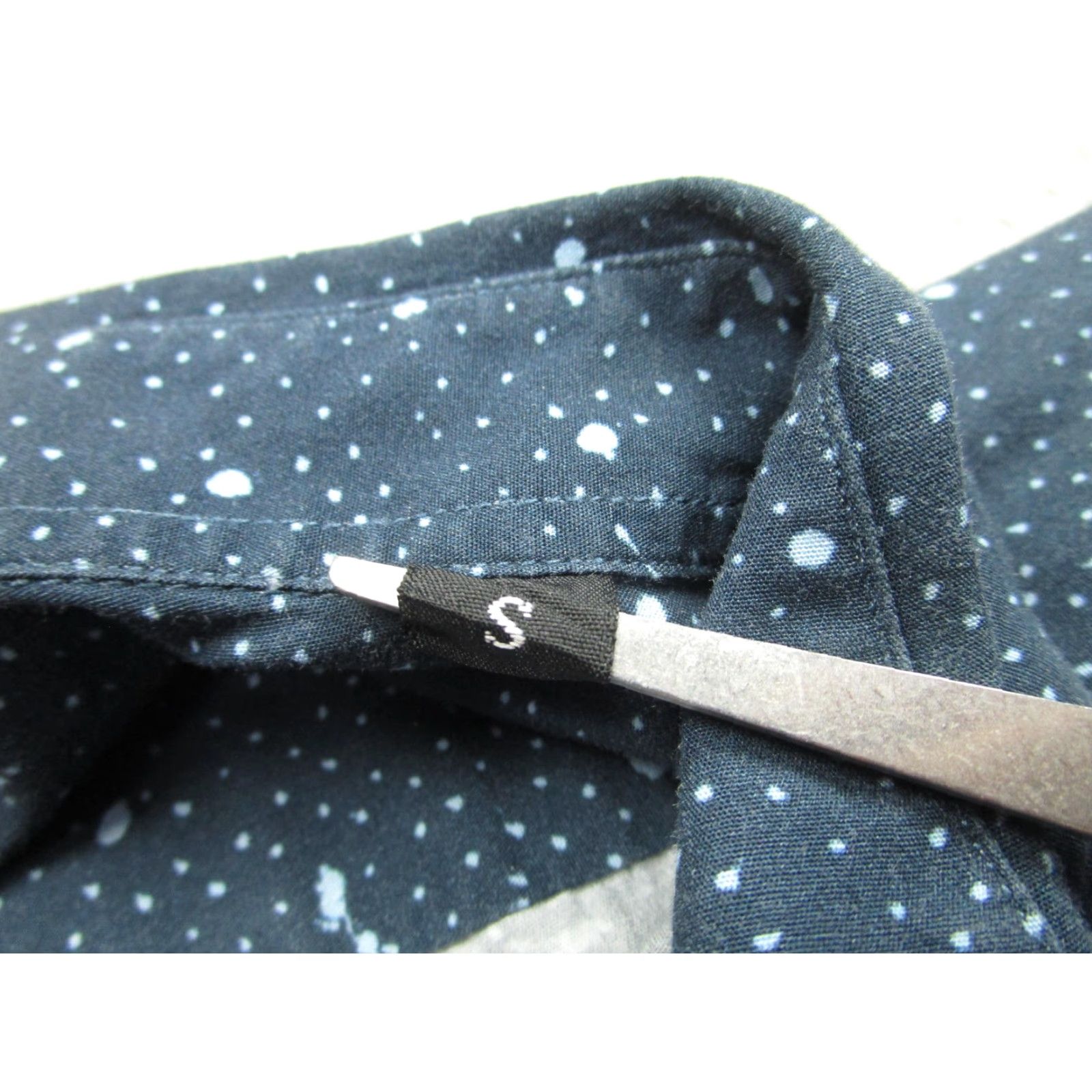 Paul Smith Paul Smith Shirt Men Small Blue White Dot Pattern Button-Up Long Sleeve Casual Size US S / EU 44-46 / 1 - 5 Thumbnail