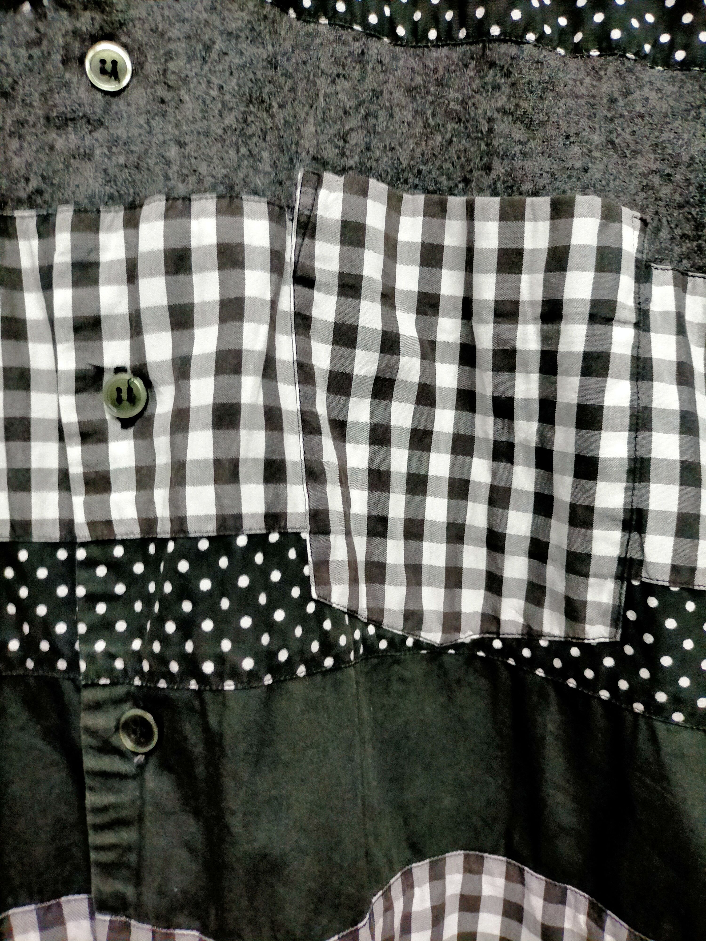 Comme des Garcons Comme des Garcons Patch Work button Shirt Office Size US L / EU 52-54 / 3 - 5 Thumbnail