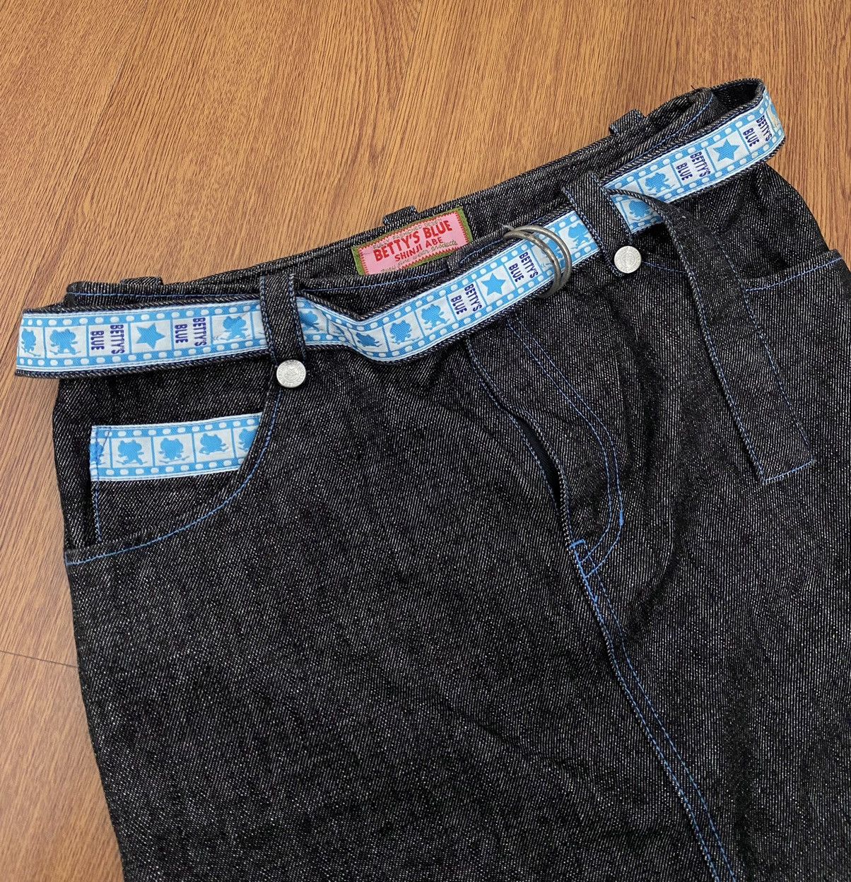 Angel Blue × Hysteric Glamour × Japanese Brand Bettys's Blue by shinji abe denim skirt Size 28" / US 6 / IT 42 - 4 Thumbnail
