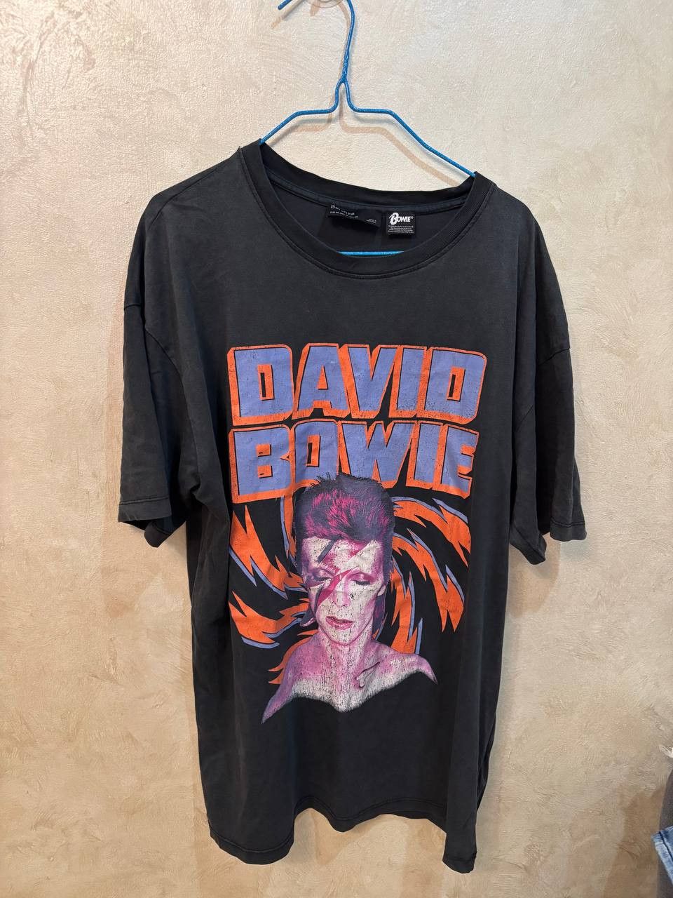 Band Tees Vintage Horror T-Shirt David Bowie Ziggy Stardust Black Size US M / EU 48-50 / 2 - 10 Thumbnail