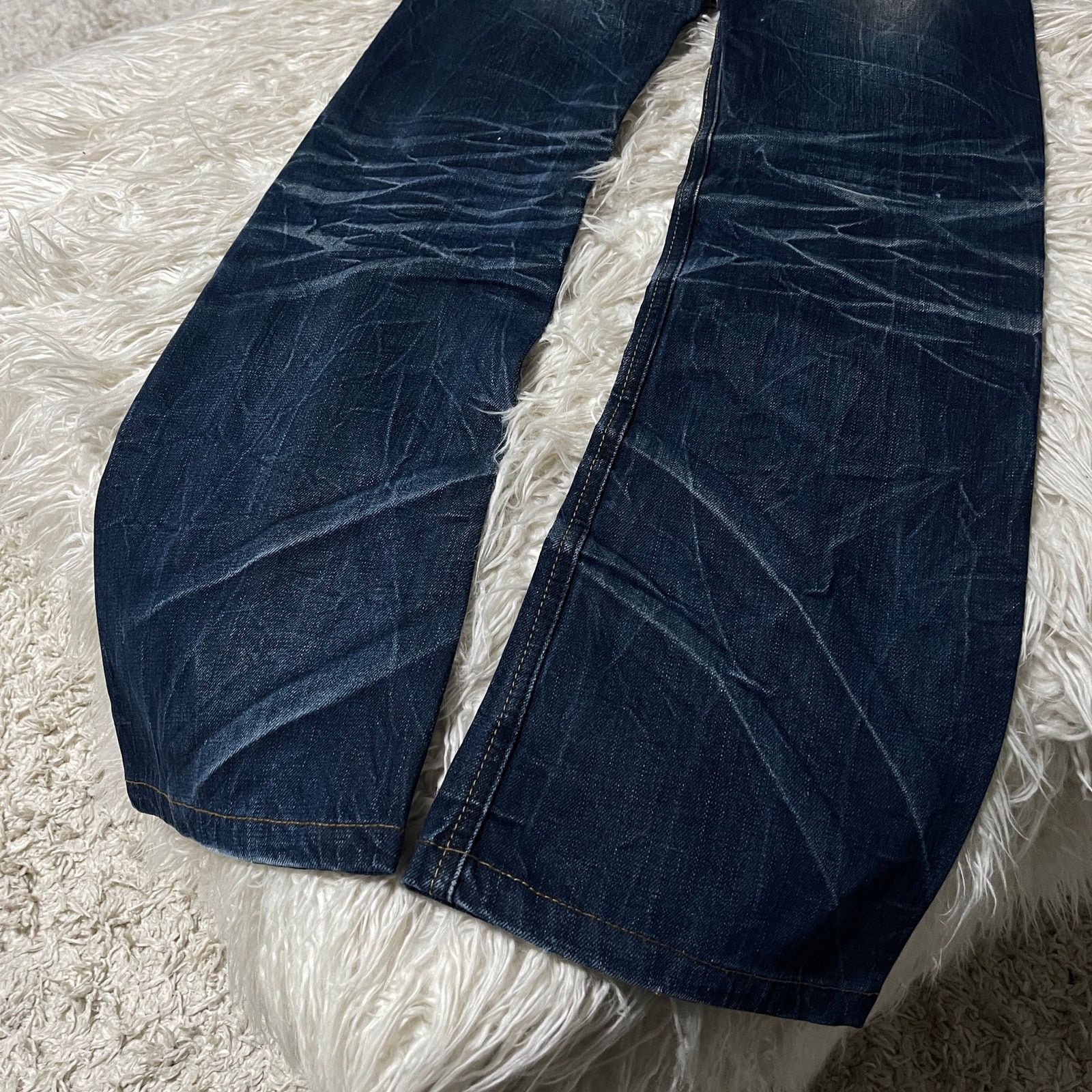Hysteric Glamour × Undercover Vintage Japanese Brand Faded Wash Low-rise Denim Jeans Blue Size 30" / US 8 / IT 44 - 8 Thumbnail