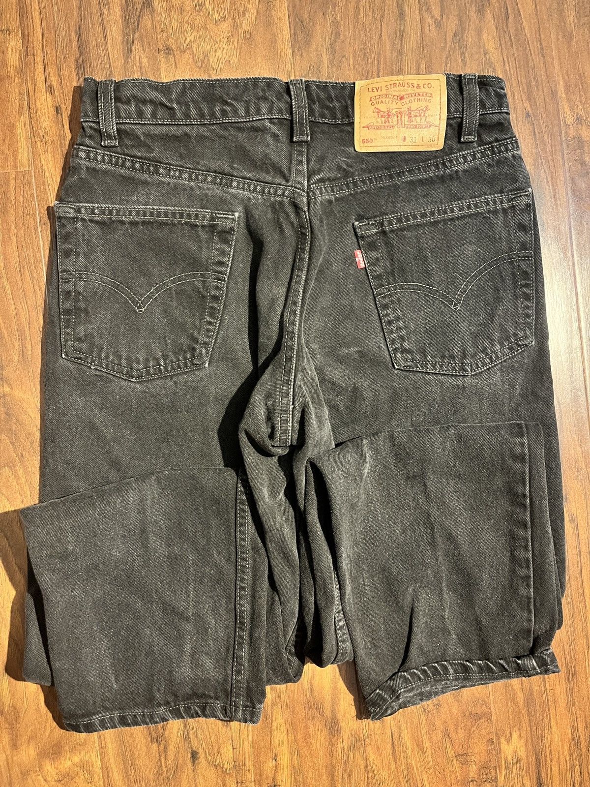 Levi's Levi’s 550 Black Denim Jeans 👖🖤 – W31 L30 Size US 31 - 2 Thumbnail