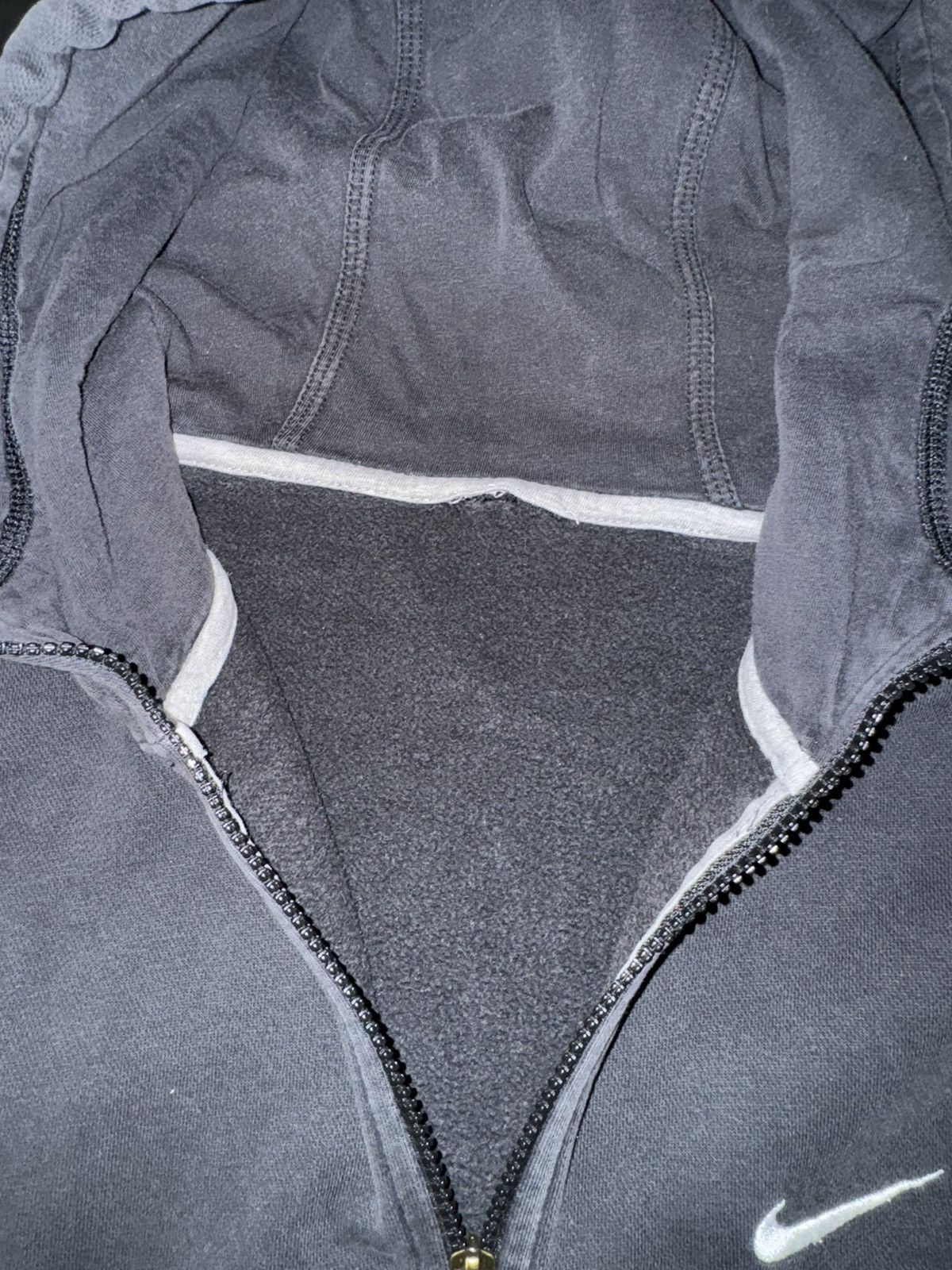 Nike × Streetwear × Vintage Crazy Vintage 90s Nike Zip Up Hoodie 