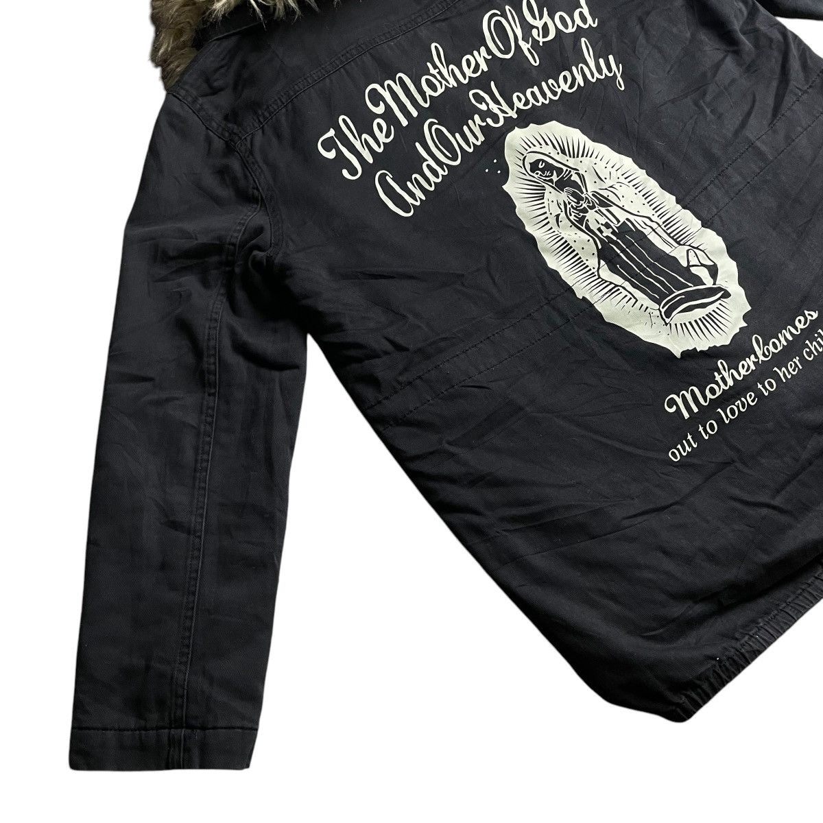 If Six Was Nine 🇯🇵 ARTEMIS MARY MOTHER OF JESUS PRAY LINED BOA FUR JACKET Size US M / EU 48-50 / 2 - 10 Thumbnail