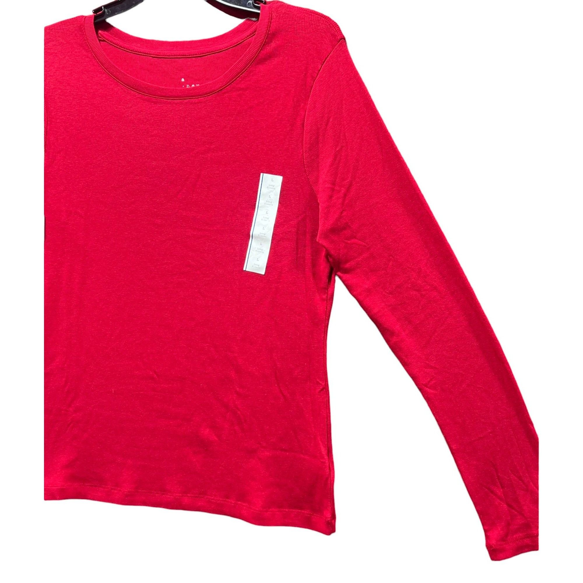Other A New Day - Women's Long Sleeve Blouse - Red - Large Size L / US 10 / IT 46 - 13 Thumbnail