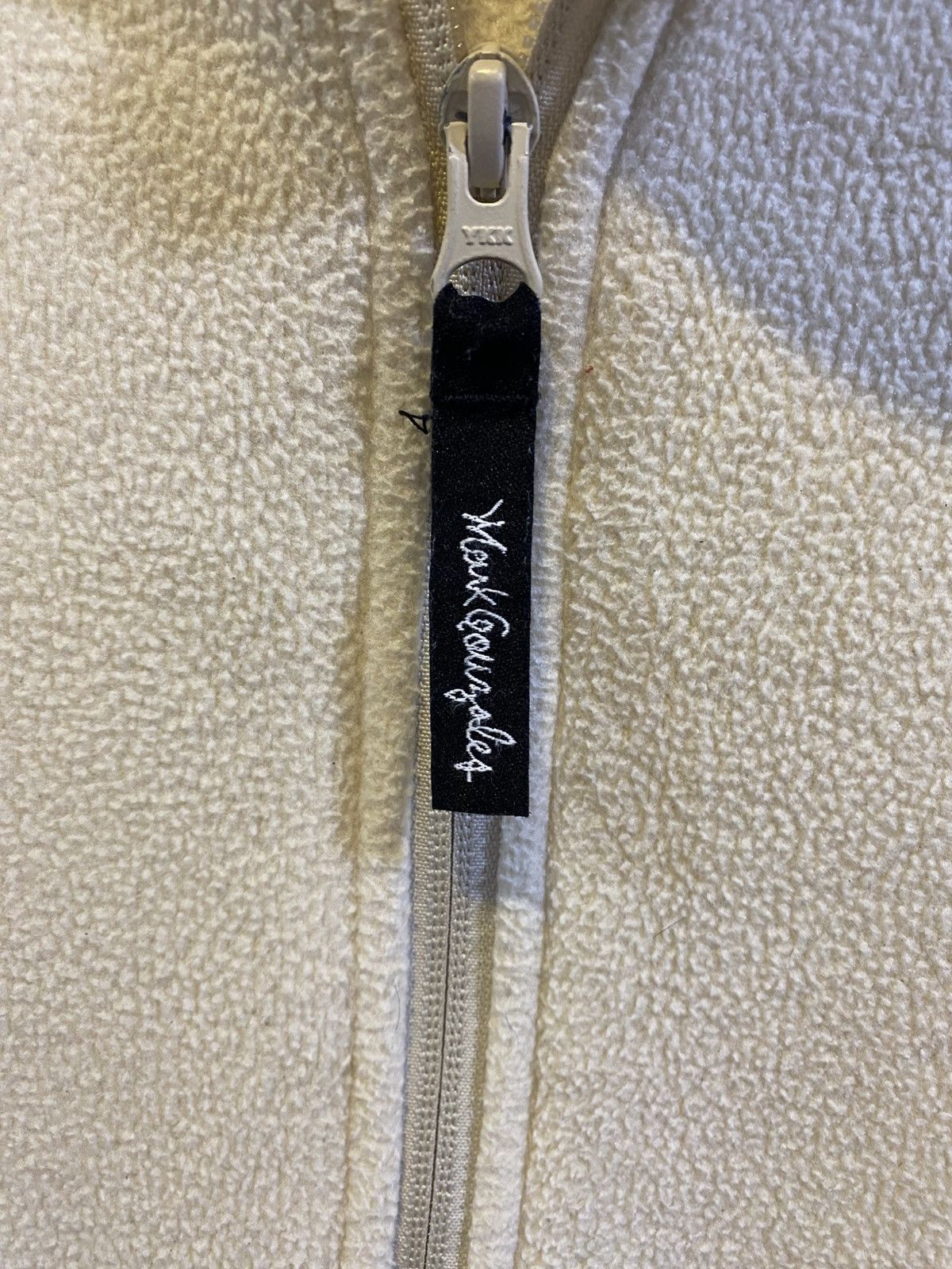 Other Mark Gonzales Cream Fleece Zip Jacket Size M Size US M / EU 48-50 / 2 - 4 Thumbnail