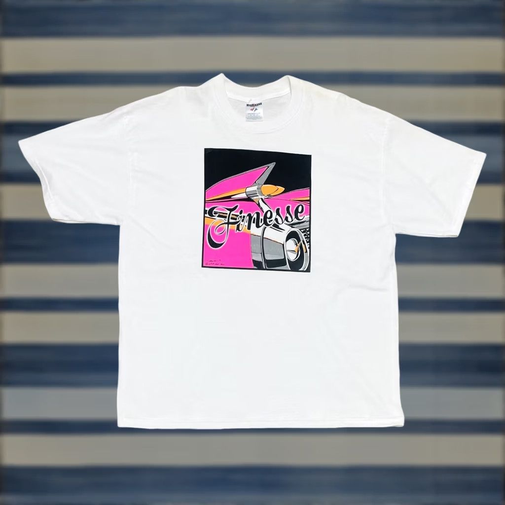 Jerzees VINTAGE Jerzees Classic Car T-Shirt Mens XL White Short Sleeve 90s Size US XL / EU 56 / 4 - 1 Thumbnail