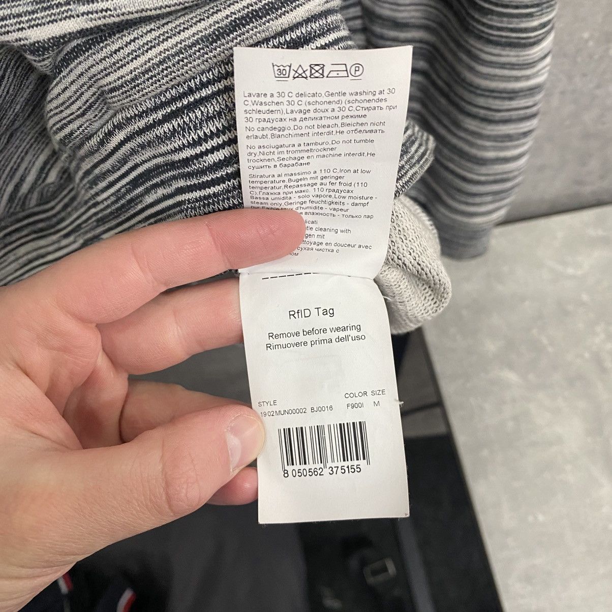 Missoni Missoni Striped Sweatshirt Big Logo Size US M / EU 48-50 / 2 - 10 Thumbnail